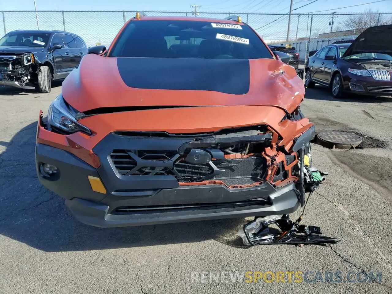 5 Photograph of a damaged car 4S4GUHU64R3773500 SUBARU CROSSTREK 2024
