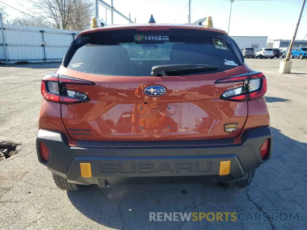 6 Photograph of a damaged car 4S4GUHU64R3773500 SUBARU CROSSTREK 2024
