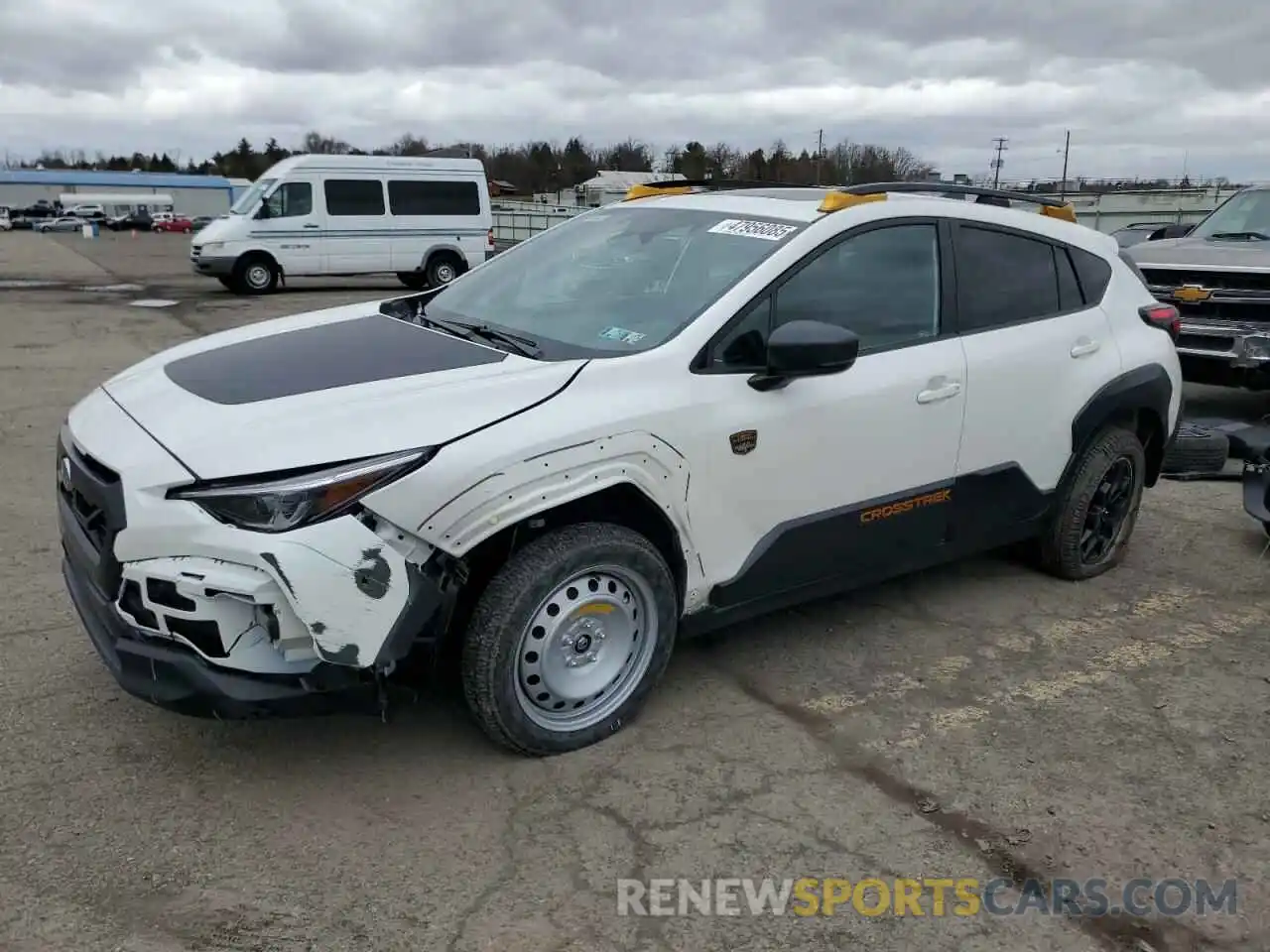 1 Photograph of a damaged car 4S4GUHU65R3773022 SUBARU CROSSTREK 2024