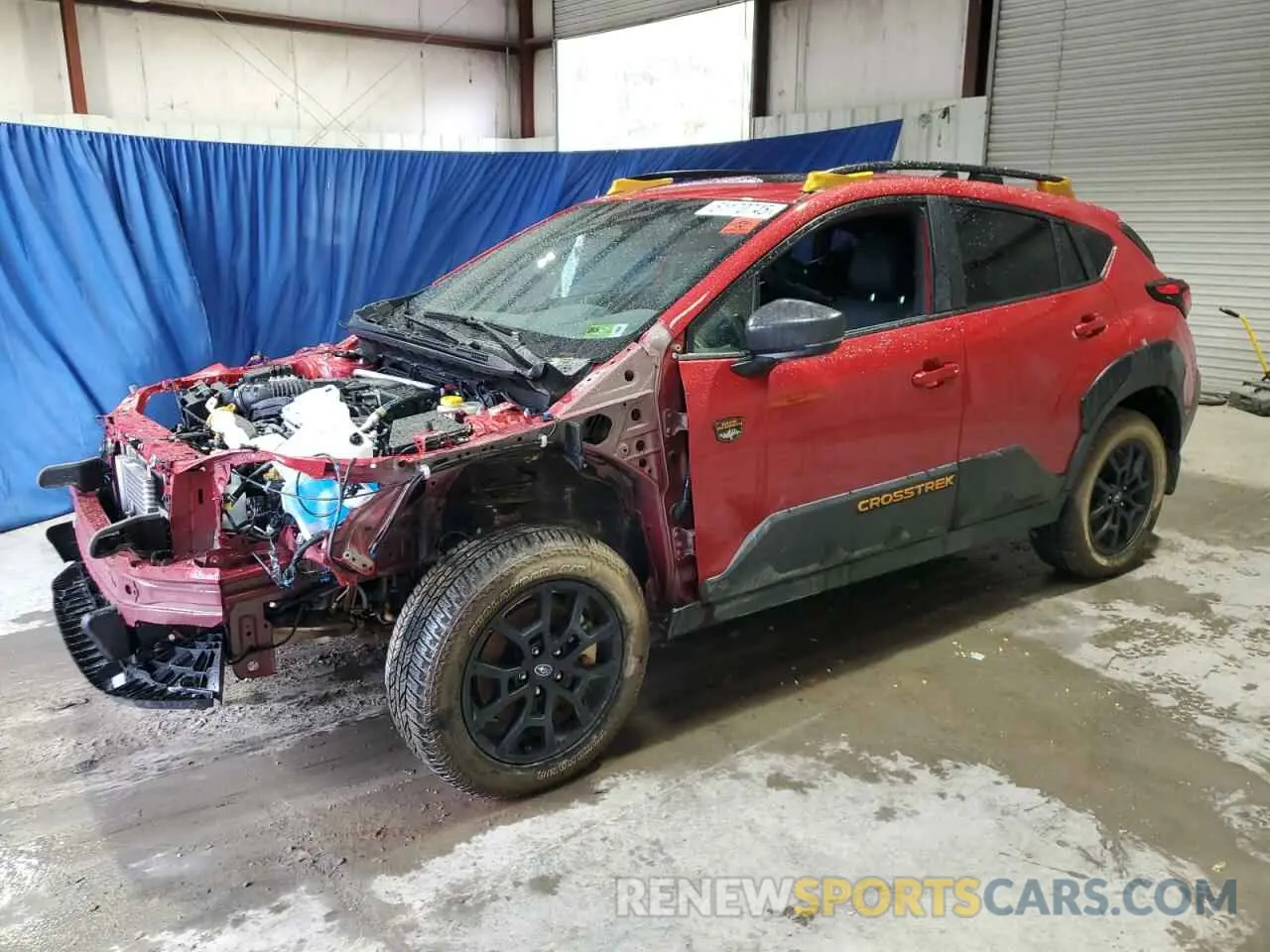 1 Photograph of a damaged car 4S4GUHU65R3829153 SUBARU CROSSTREK 2024
