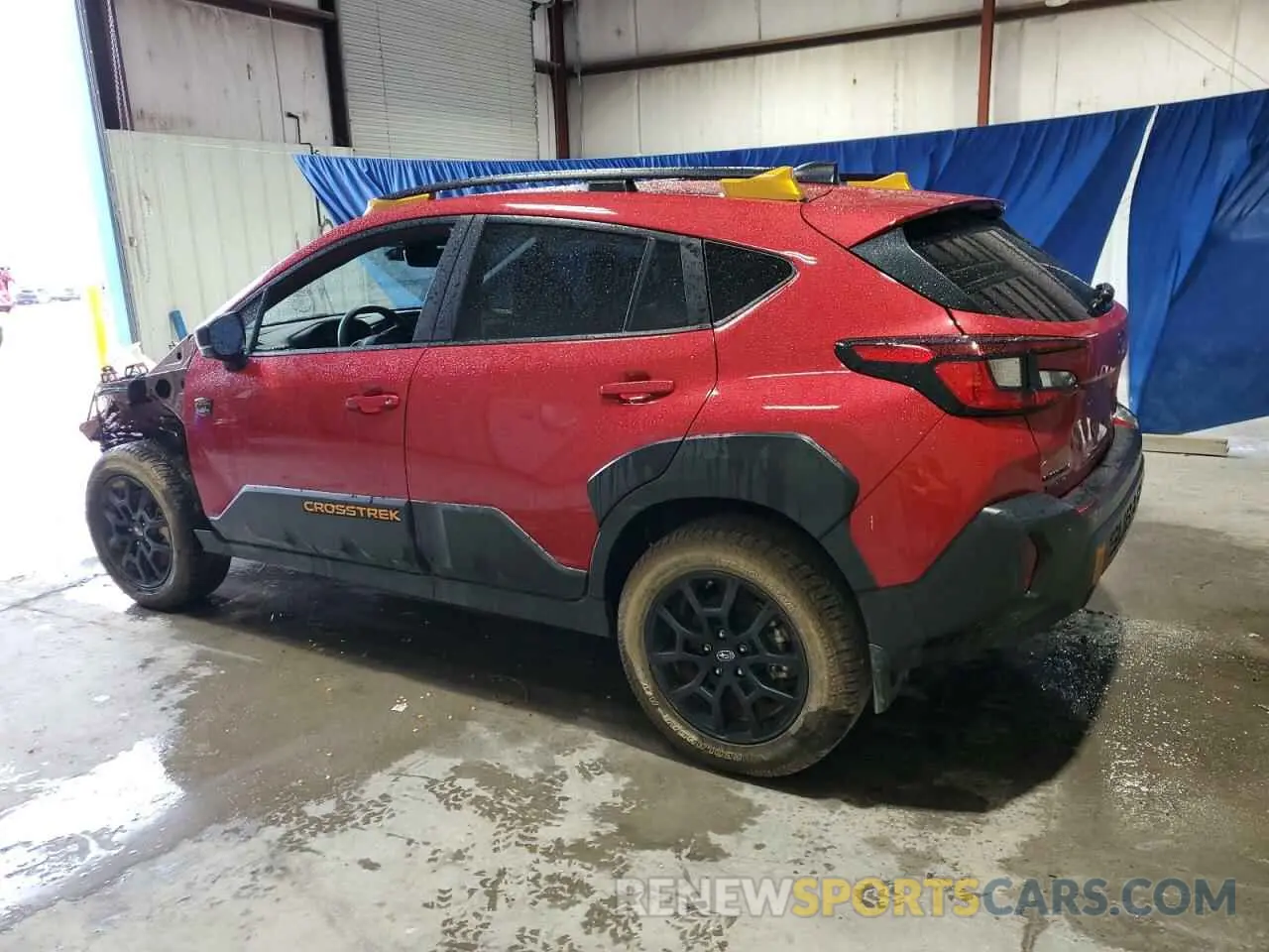 2 Photograph of a damaged car 4S4GUHU65R3829153 SUBARU CROSSTREK 2024