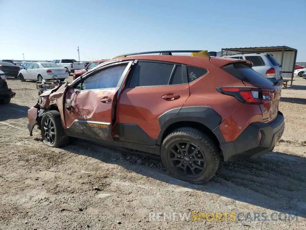 2 Photograph of a damaged car 4S4GUHU66R3763597 SUBARU CROSSTREK 2024