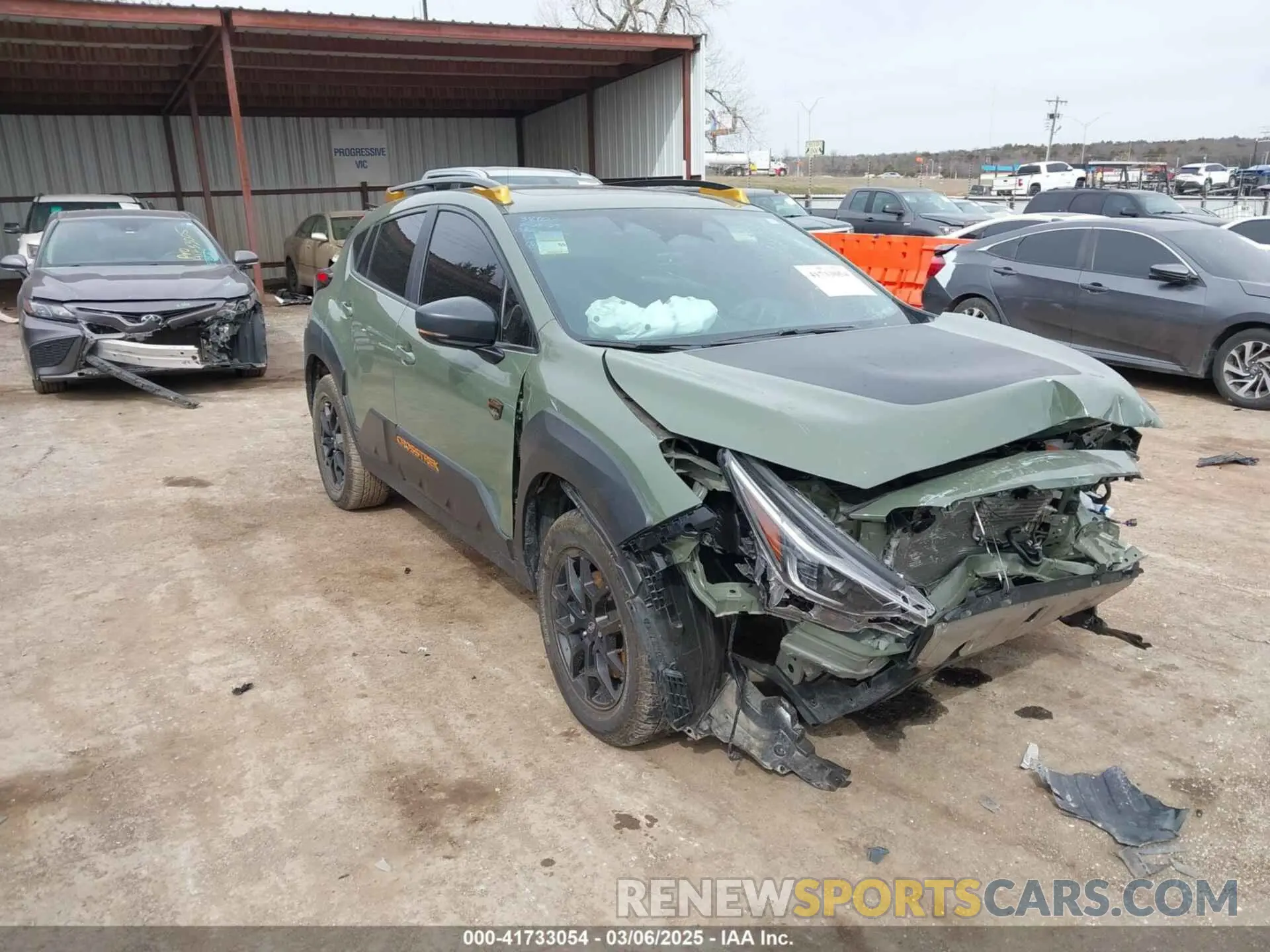 1 Photograph of a damaged car 4S4GUHU66R3799774 SUBARU CROSSTREK 2024