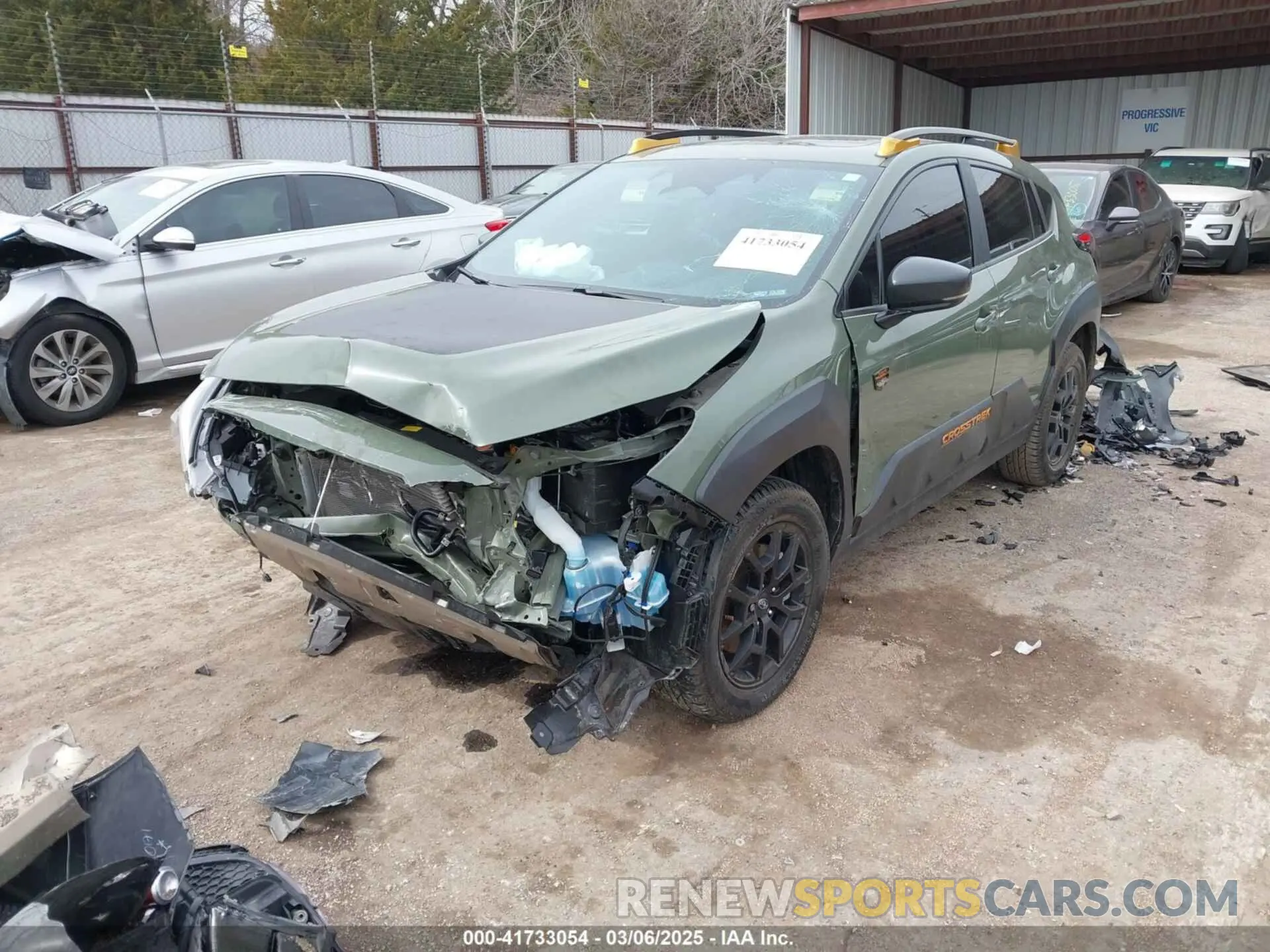 2 Photograph of a damaged car 4S4GUHU66R3799774 SUBARU CROSSTREK 2024