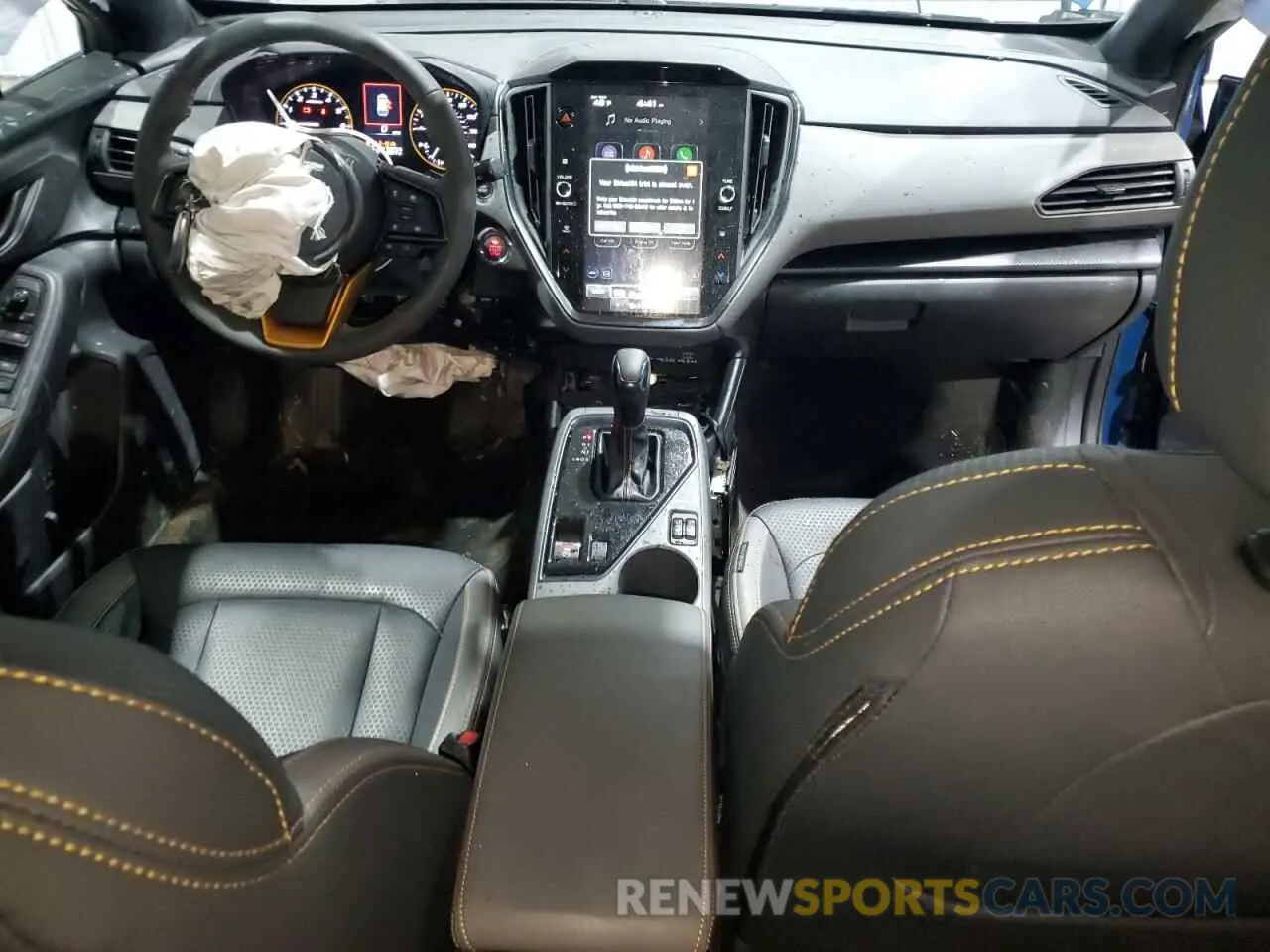 8 Photograph of a damaged car 4S4GUHU68R3837439 SUBARU CROSSTREK 2024