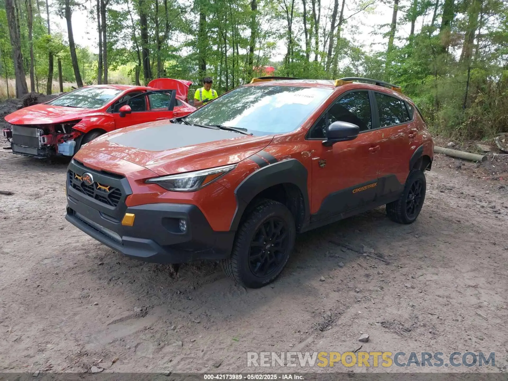 2 Photograph of a damaged car 4S4GUHU69R3724874 SUBARU CROSSTREK 2024