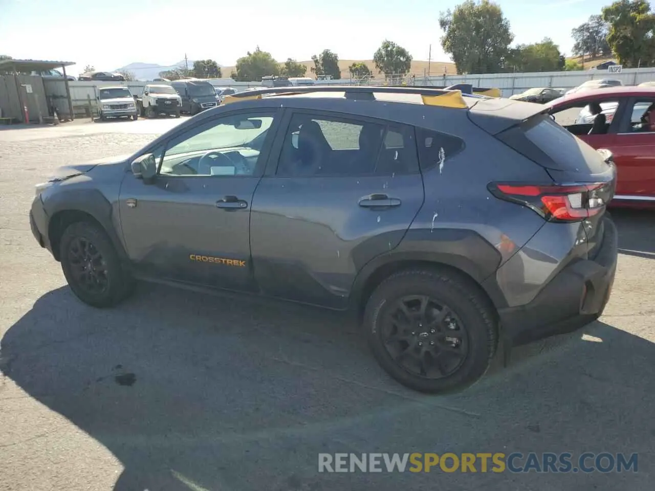 2 Photograph of a damaged car 4S4GUHU69R3751640 SUBARU CROSSTREK 2024