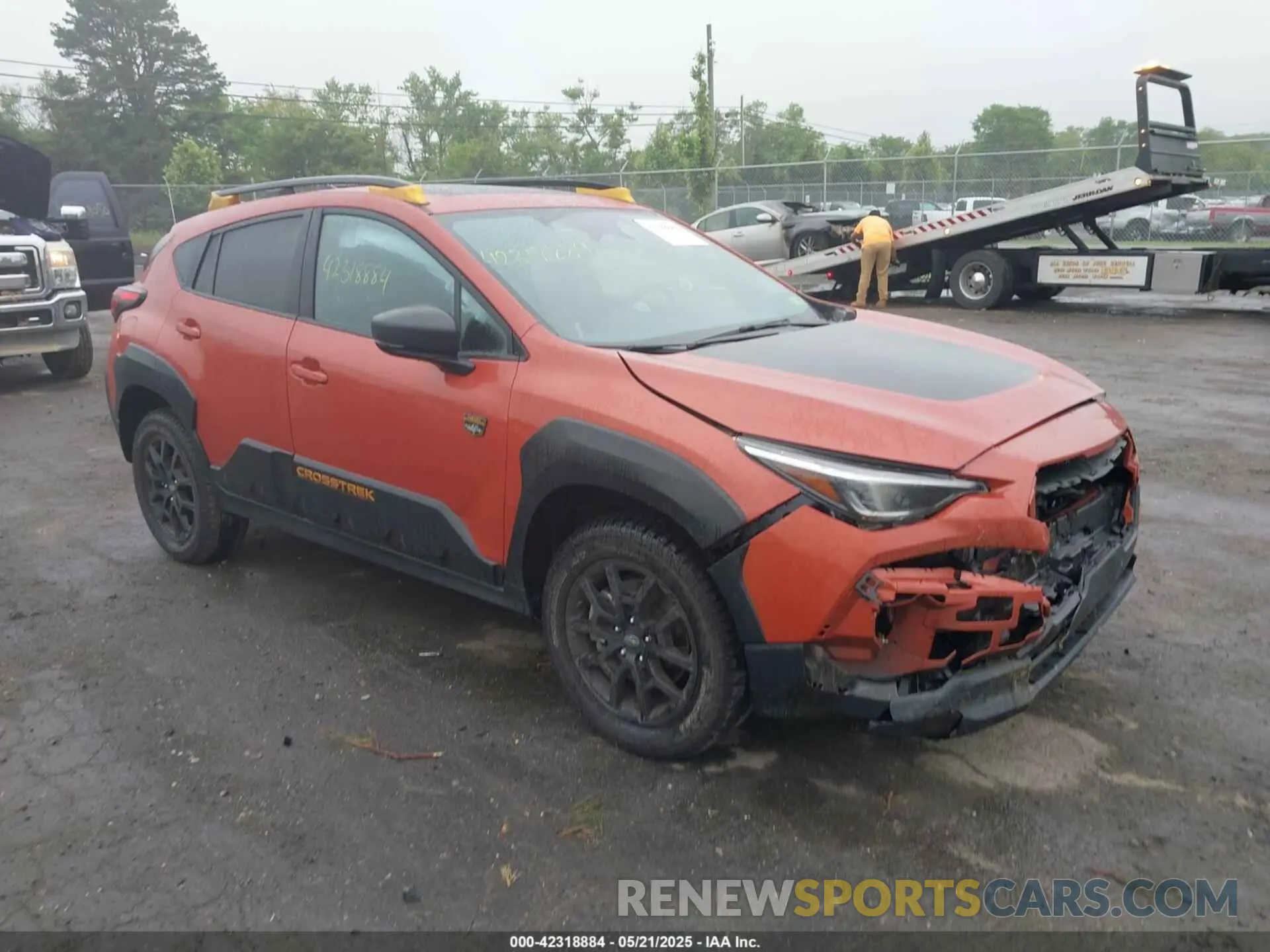 1 Photograph of a damaged car 4S4GUHU6XR3801851 SUBARU CROSSTREK 2024