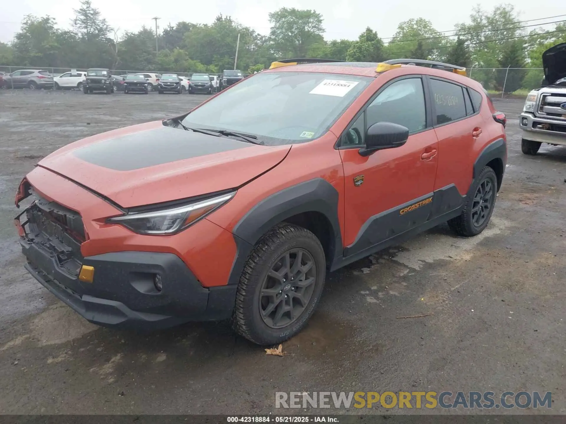 2 Photograph of a damaged car 4S4GUHU6XR3801851 SUBARU CROSSTREK 2024