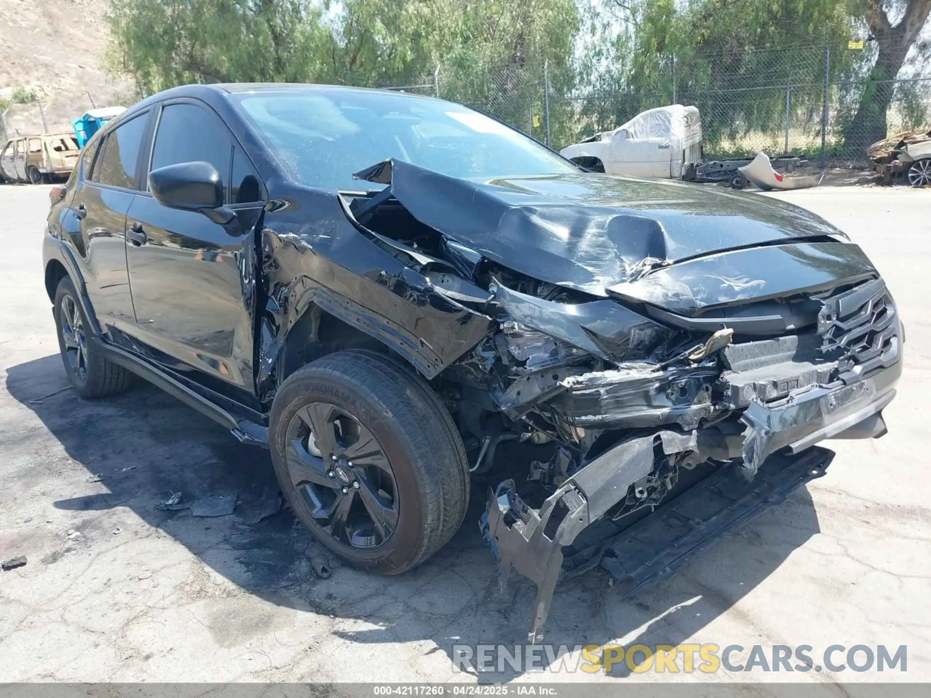 1 Photograph of a damaged car JF2GUABC0R8321505 SUBARU CROSSTREK 2024