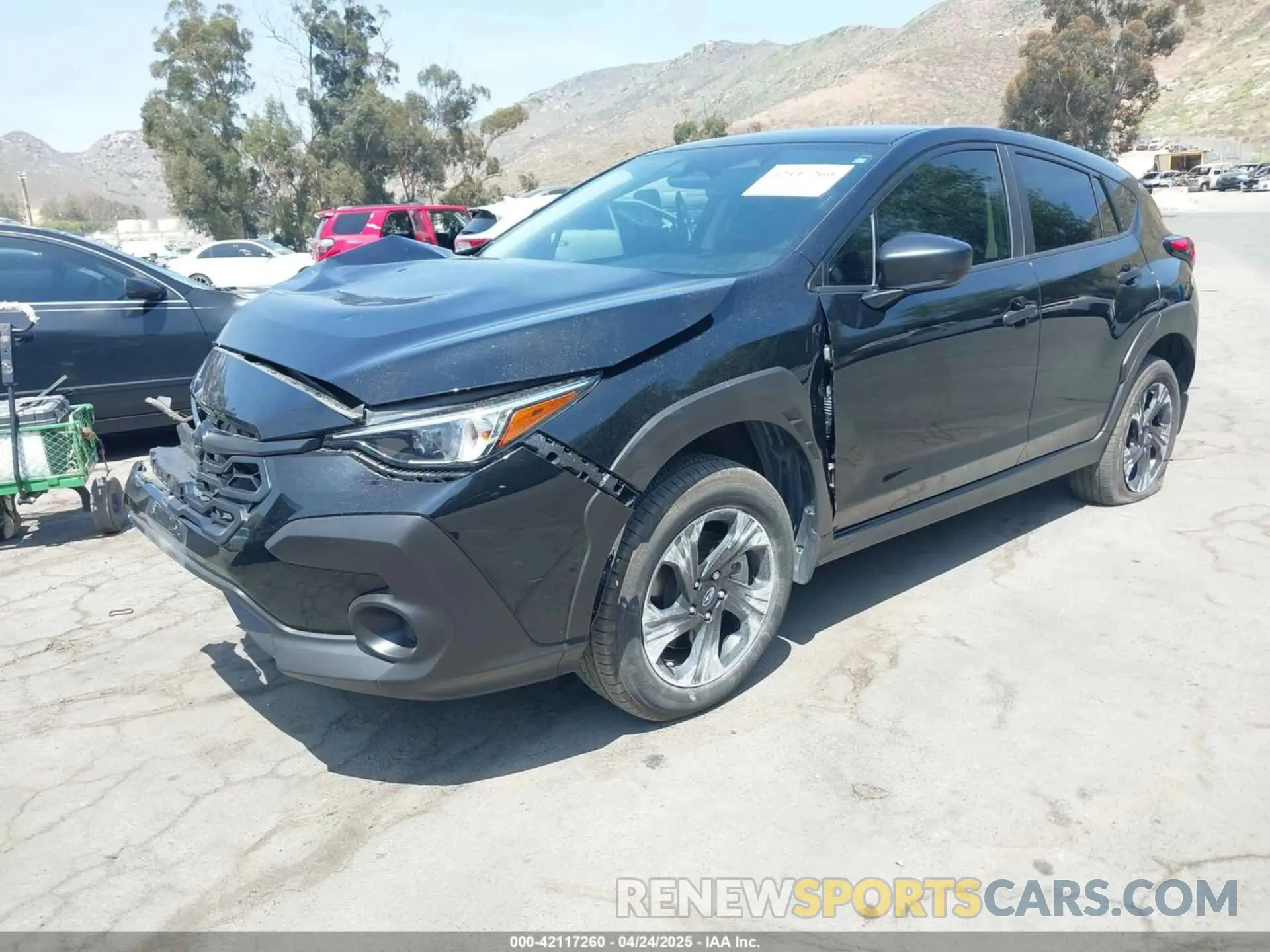 2 Photograph of a damaged car JF2GUABC0R8321505 SUBARU CROSSTREK 2024