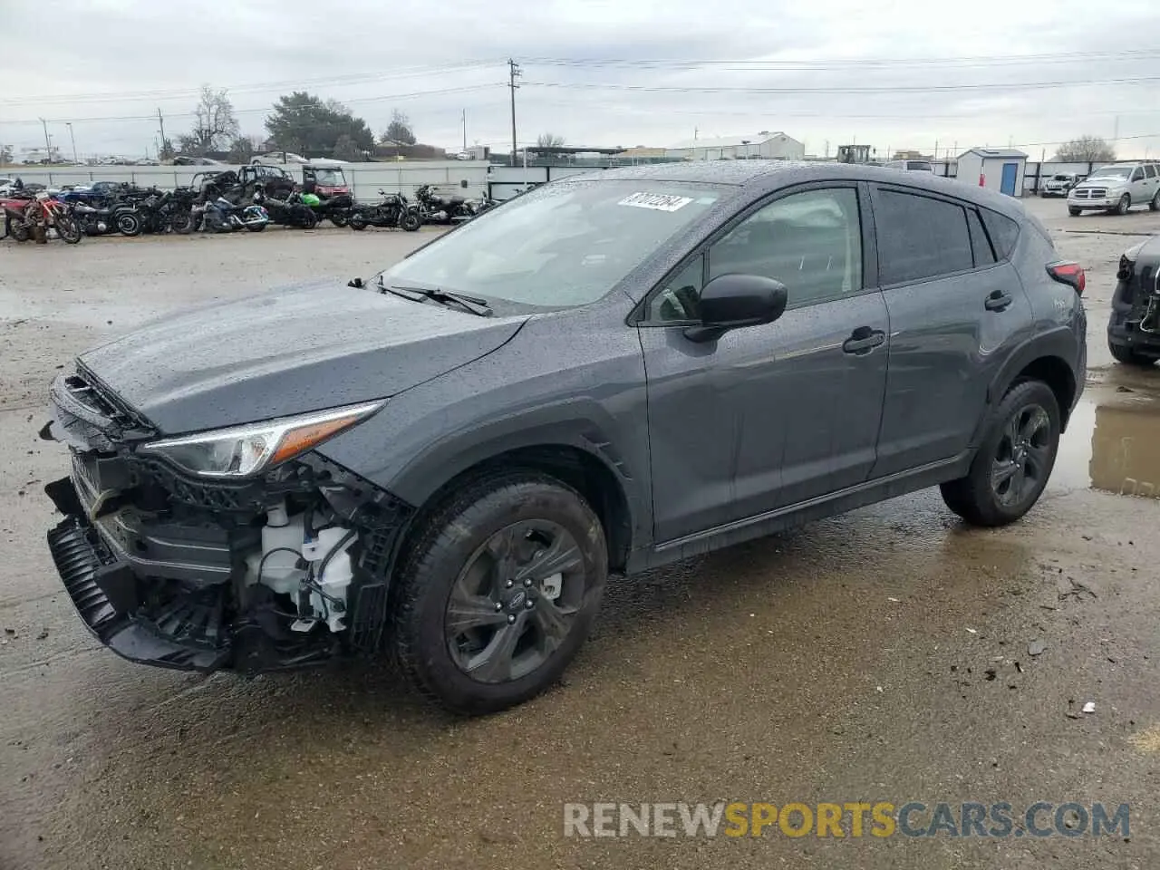 1 Photograph of a damaged car JF2GUABC1RH361446 SUBARU CROSSTREK 2024