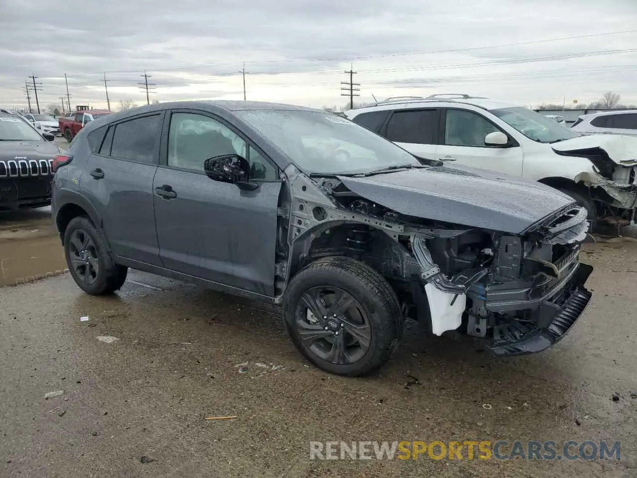 4 Photograph of a damaged car JF2GUABC1RH361446 SUBARU CROSSTREK 2024