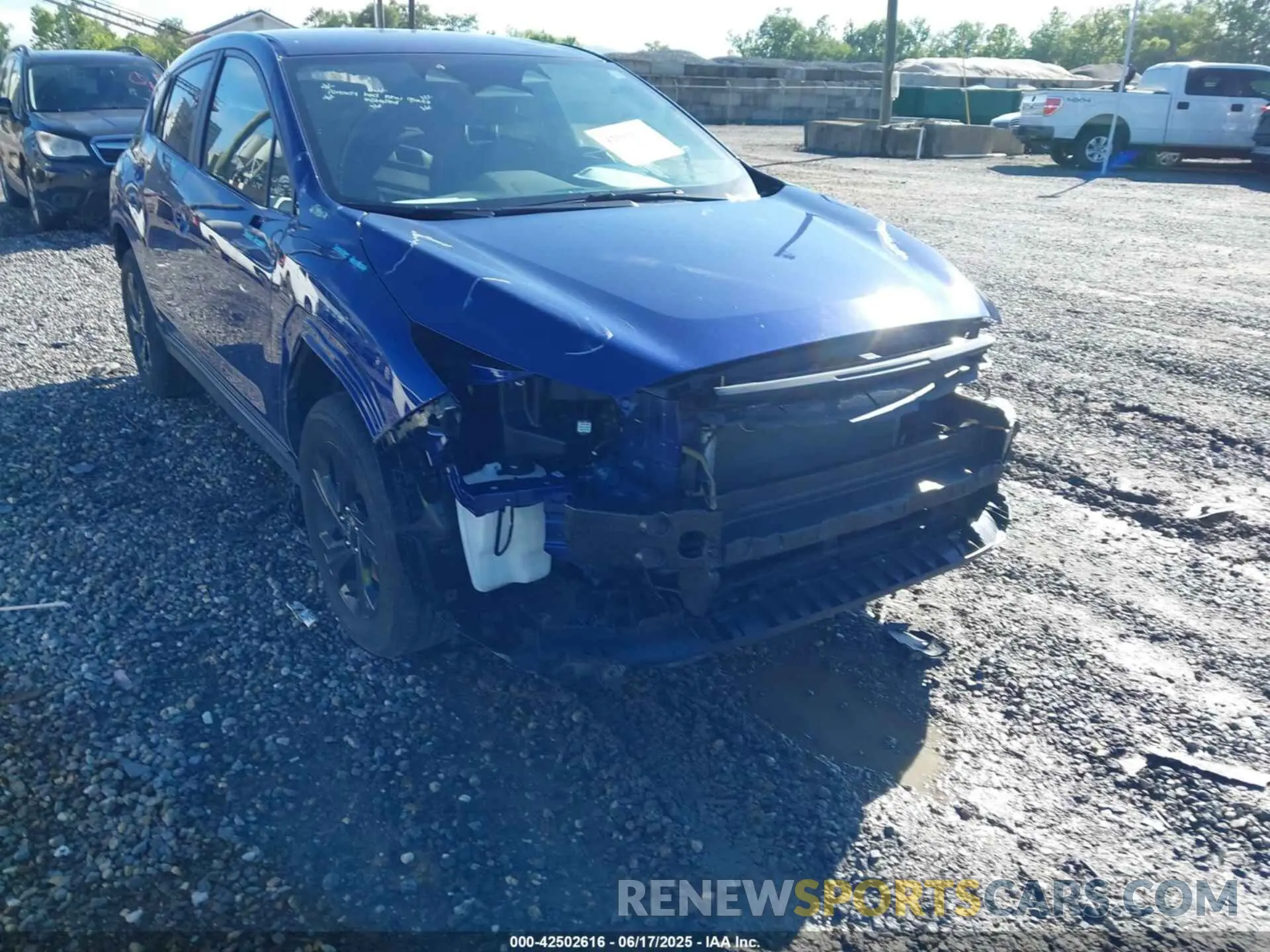 1 Photograph of a damaged car JF2GUABC2RH241963 SUBARU CROSSTREK 2024