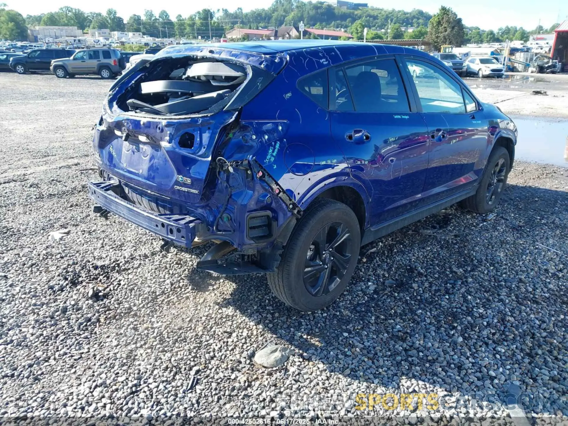 4 Photograph of a damaged car JF2GUABC2RH241963 SUBARU CROSSTREK 2024