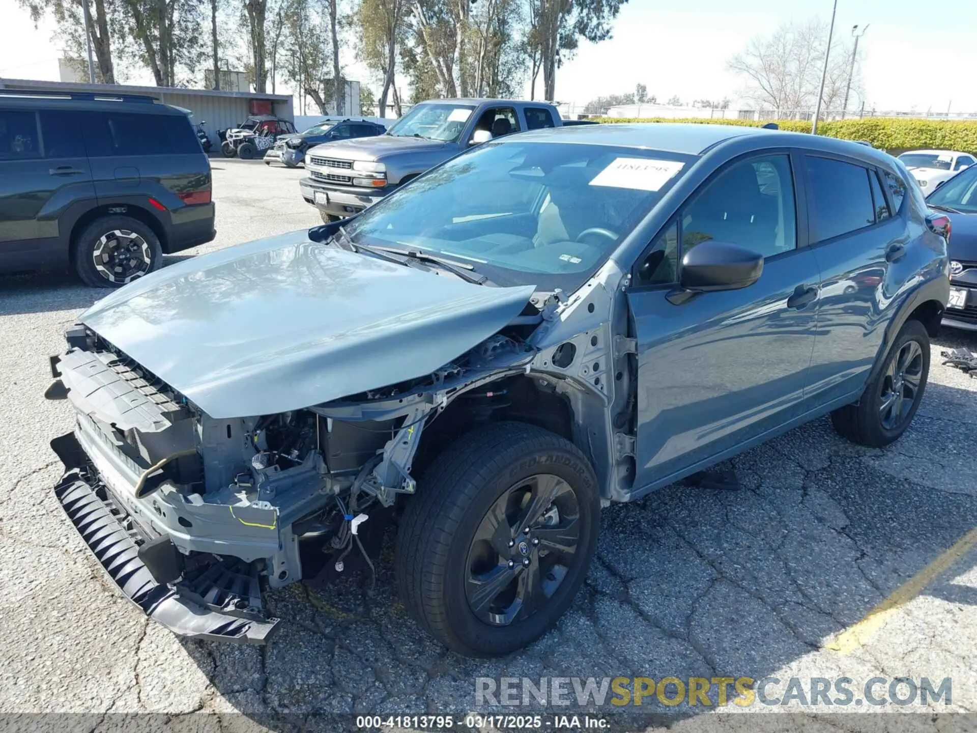 2 Photograph of a damaged car JF2GUABC3R8297331 SUBARU CROSSTREK 2024