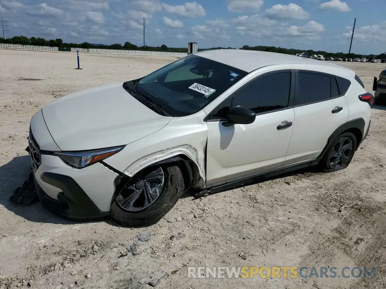 1 Photograph of a damaged car JF2GUABC3R8354191 SUBARU CROSSTREK 2024