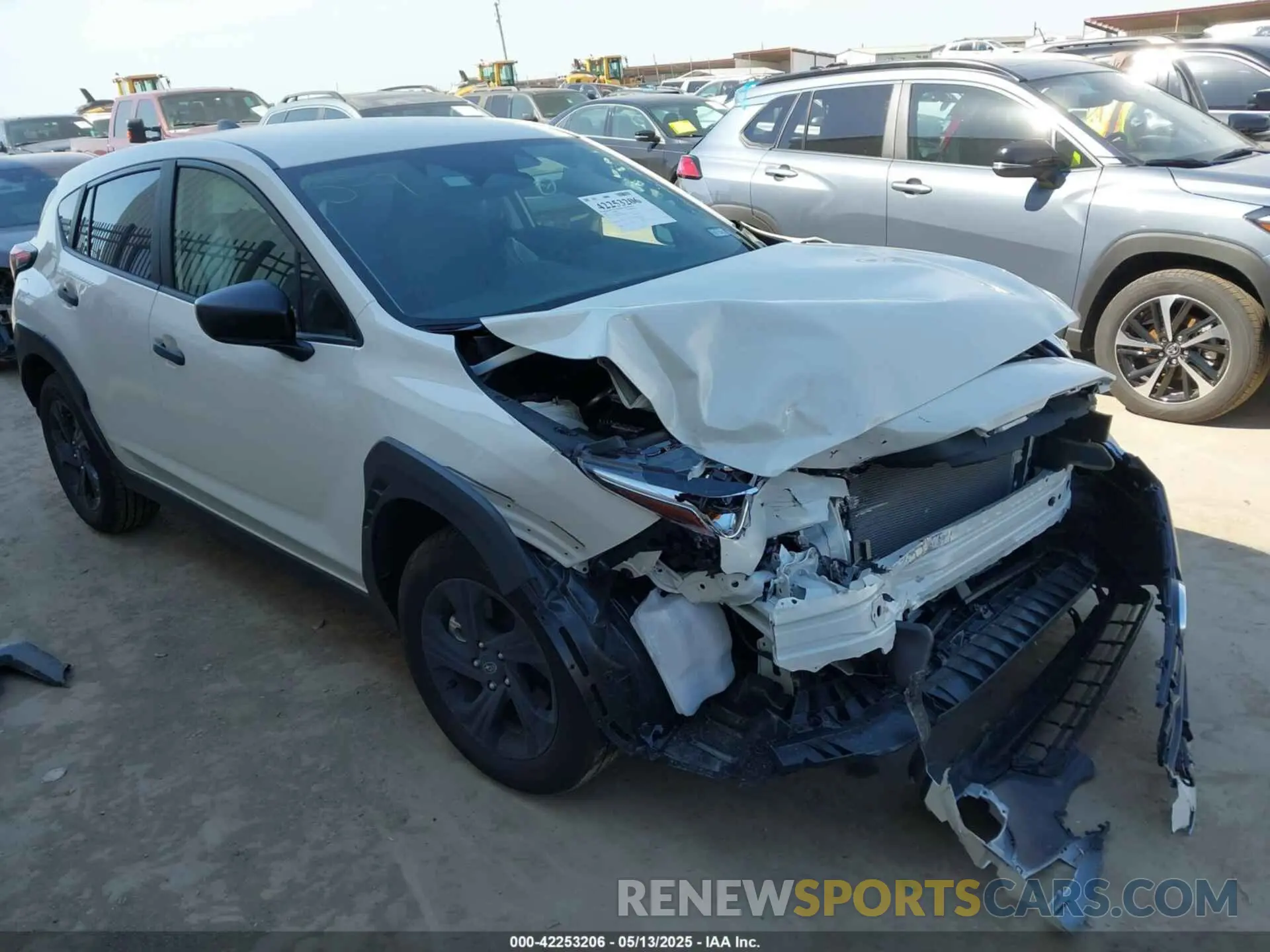 1 Photograph of a damaged car JF2GUABC3R8908586 SUBARU CROSSTREK 2024