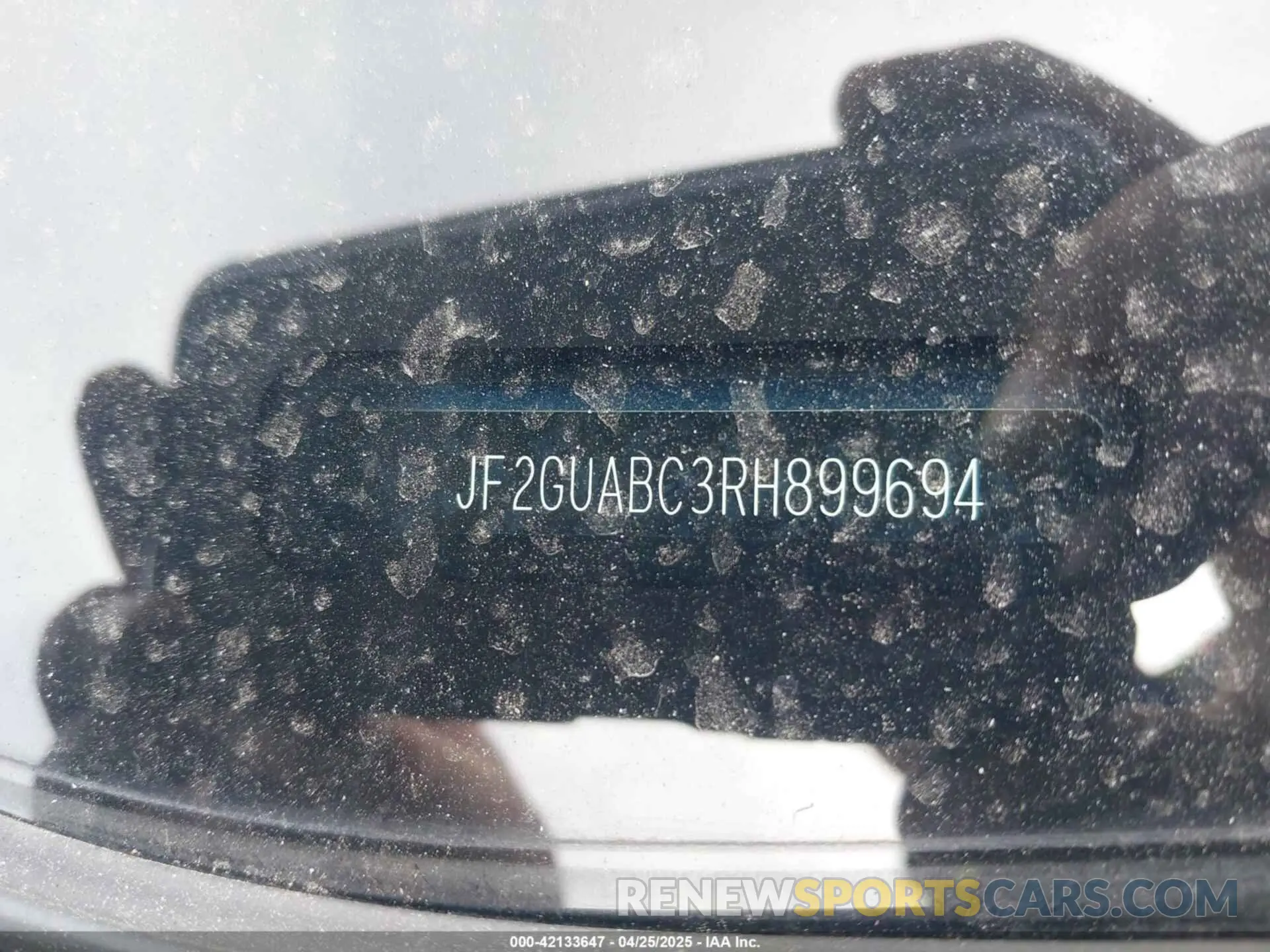 17 Photograph of a damaged car JF2GUABC3RH899694 SUBARU CROSSTREK 2024