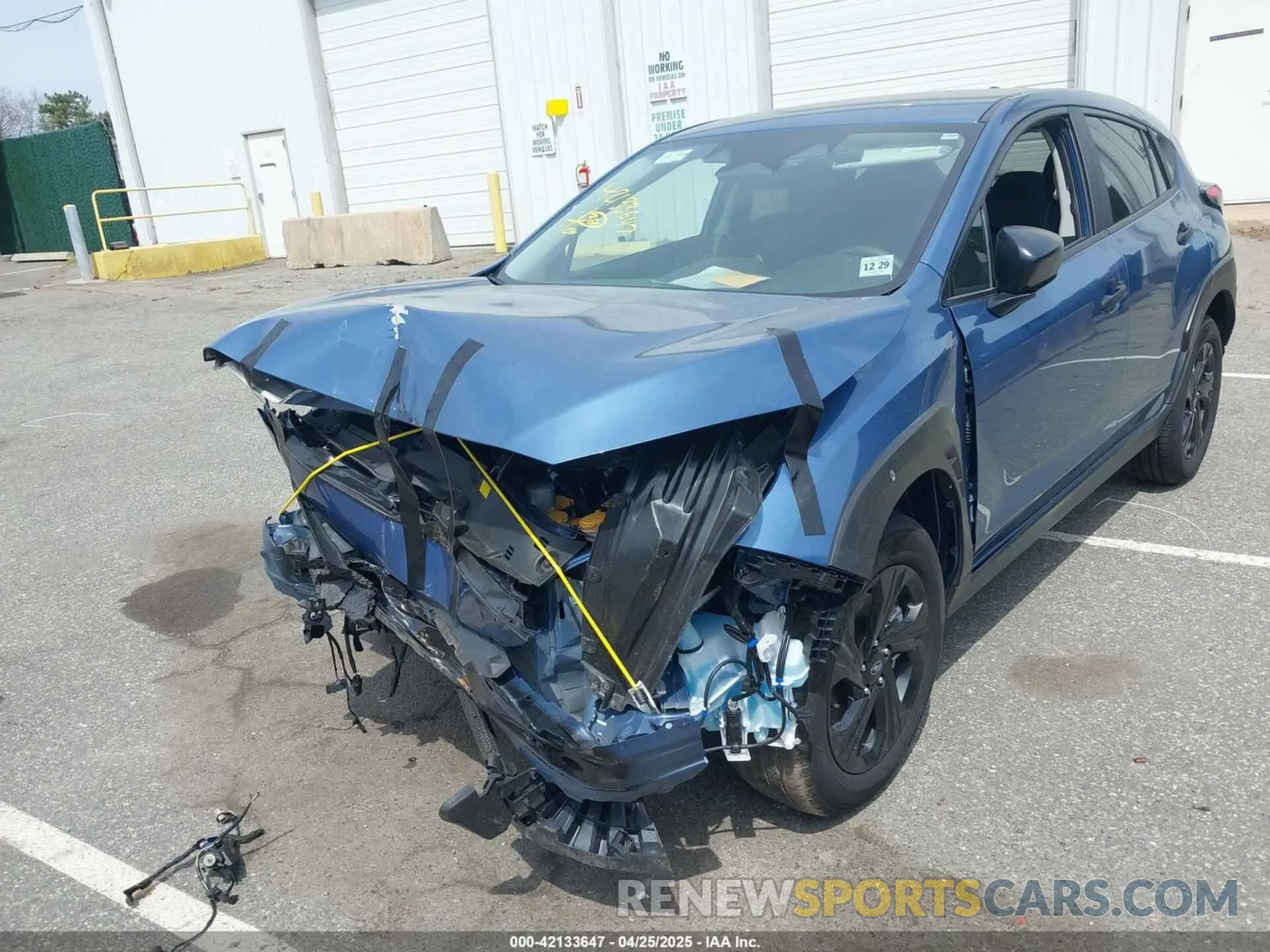 2 Photograph of a damaged car JF2GUABC3RH899694 SUBARU CROSSTREK 2024