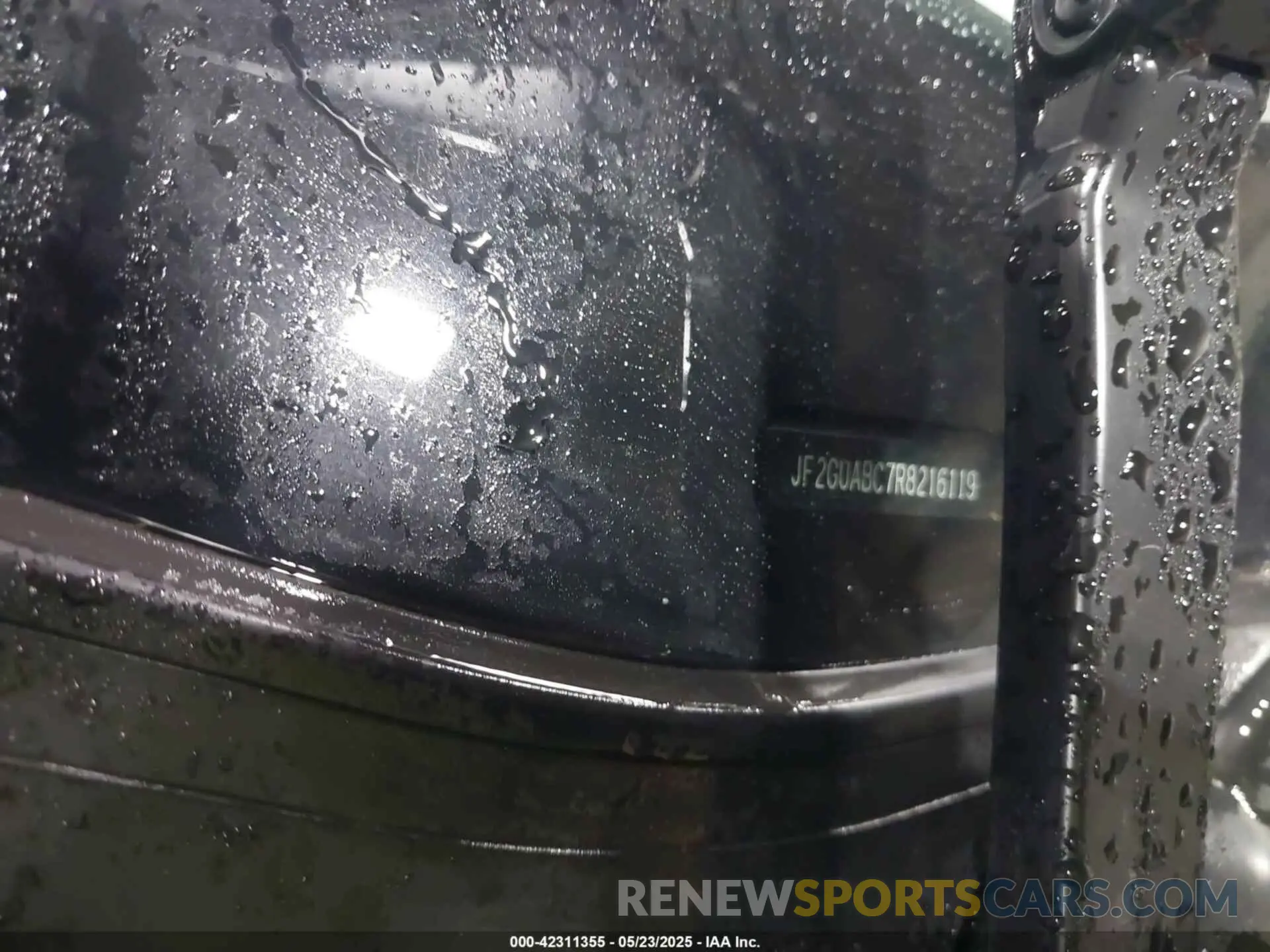 9 Photograph of a damaged car JF2GUABC7R8216119 SUBARU CROSSTREK 2024