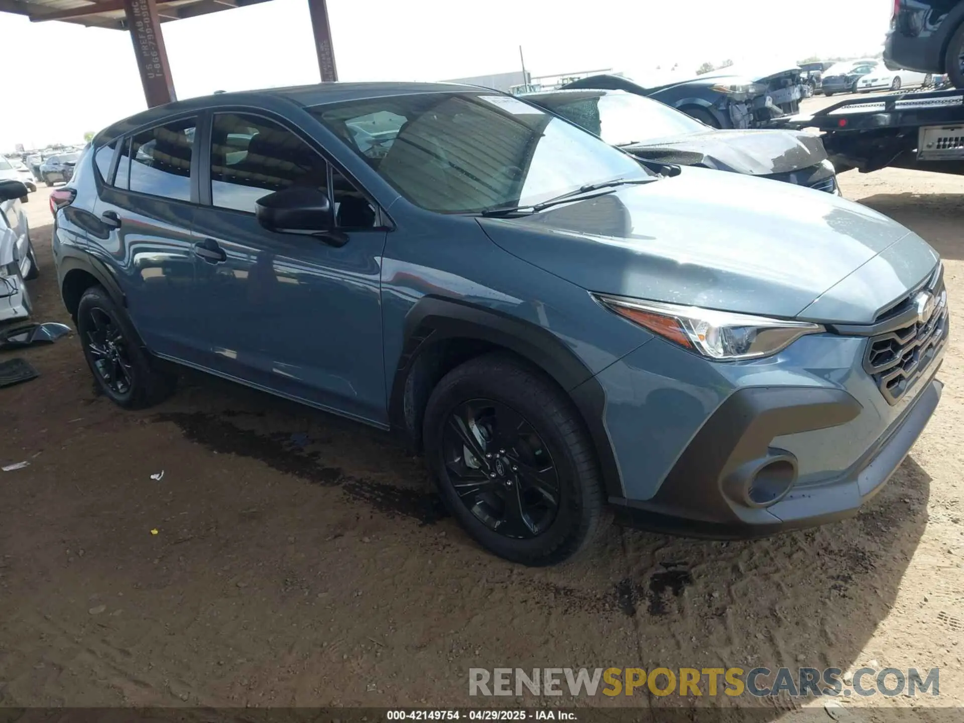 1 Photograph of a damaged car JF2GUABC7R8348667 SUBARU CROSSTREK 2024