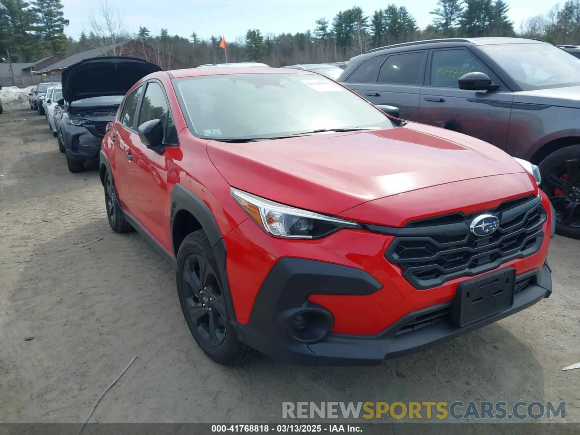1 Photograph of a damaged car JF2GUABC9RH374543 SUBARU CROSSTREK 2024