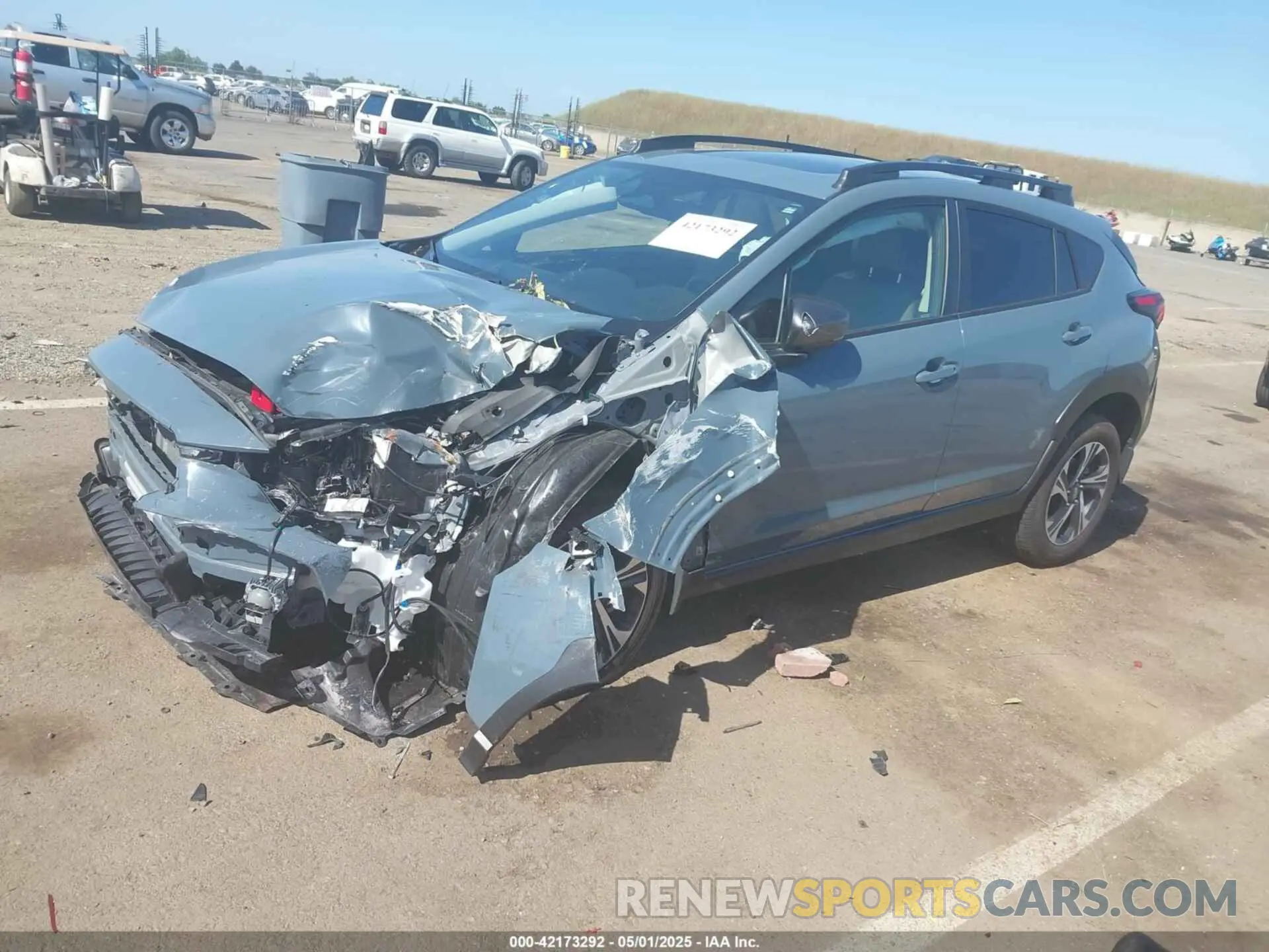 2 Photograph of a damaged car JF2GUADC0R8250416 SUBARU CROSSTREK 2024
