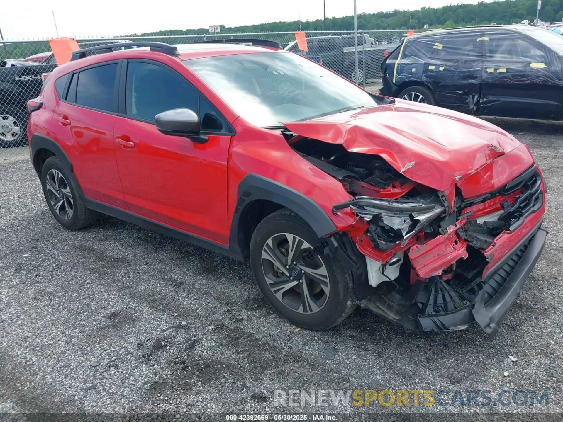 1 Photograph of a damaged car JF2GUADC0R8264509 SUBARU CROSSTREK 2024