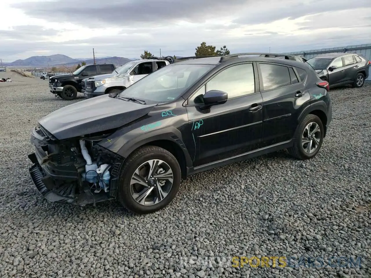 1 Photograph of a damaged car JF2GUADC0R8299194 SUBARU CROSSTREK 2024
