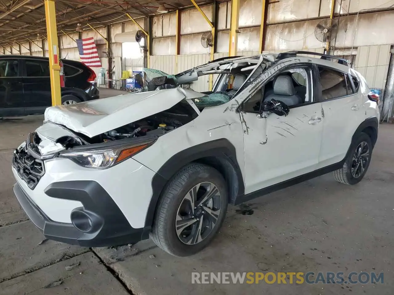 1 Photograph of a damaged car JF2GUADC0R8305026 SUBARU CROSSTREK 2024