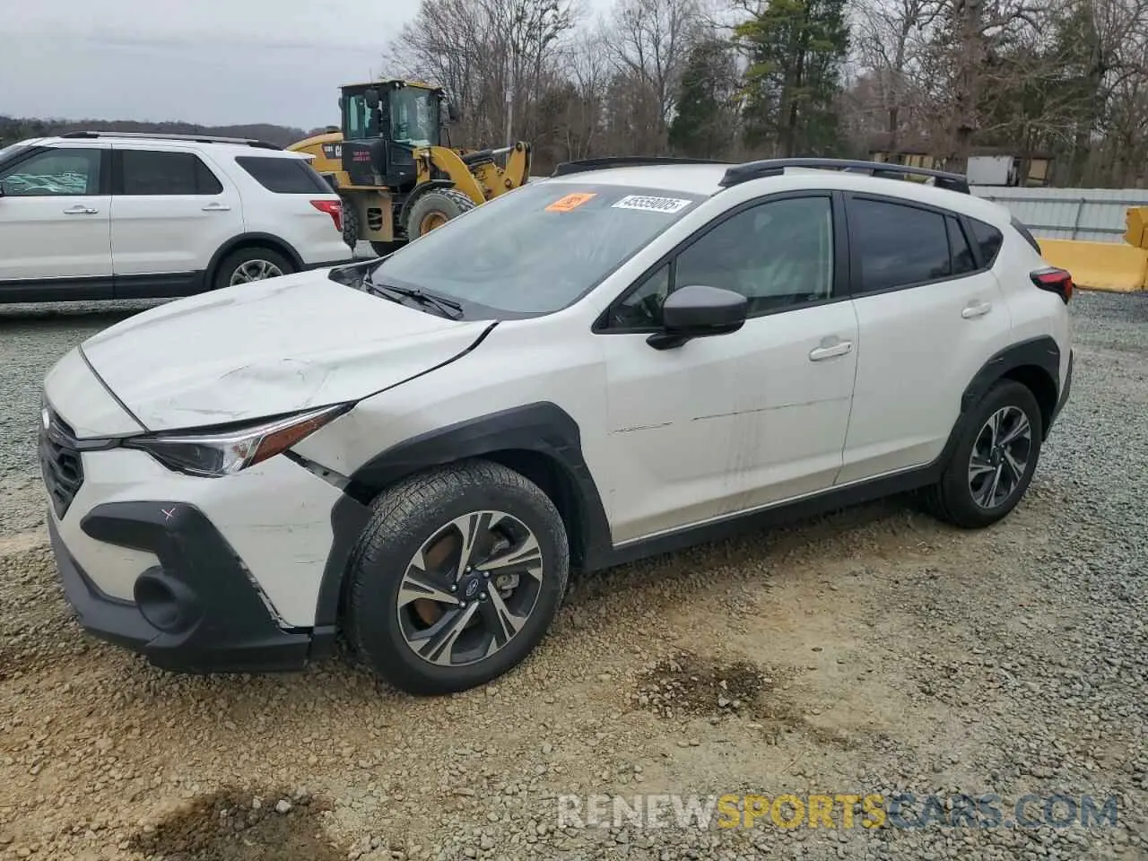 1 Photograph of a damaged car JF2GUADC1R8335538 SUBARU CROSSTREK 2024