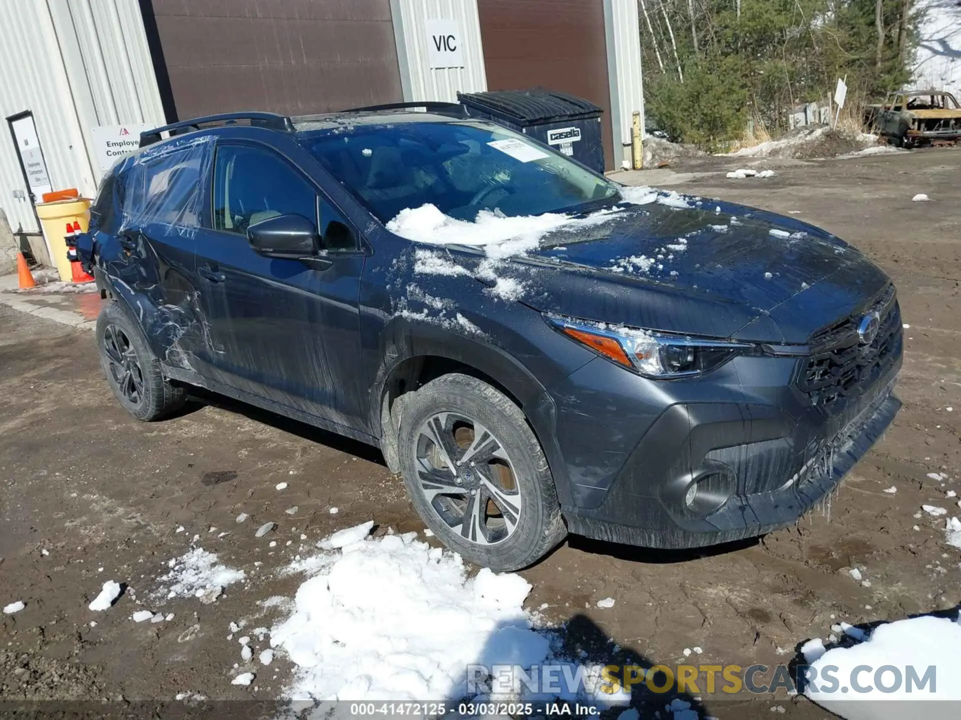 1 Photograph of a damaged car JF2GUADC1RH236122 SUBARU CROSSTREK 2024