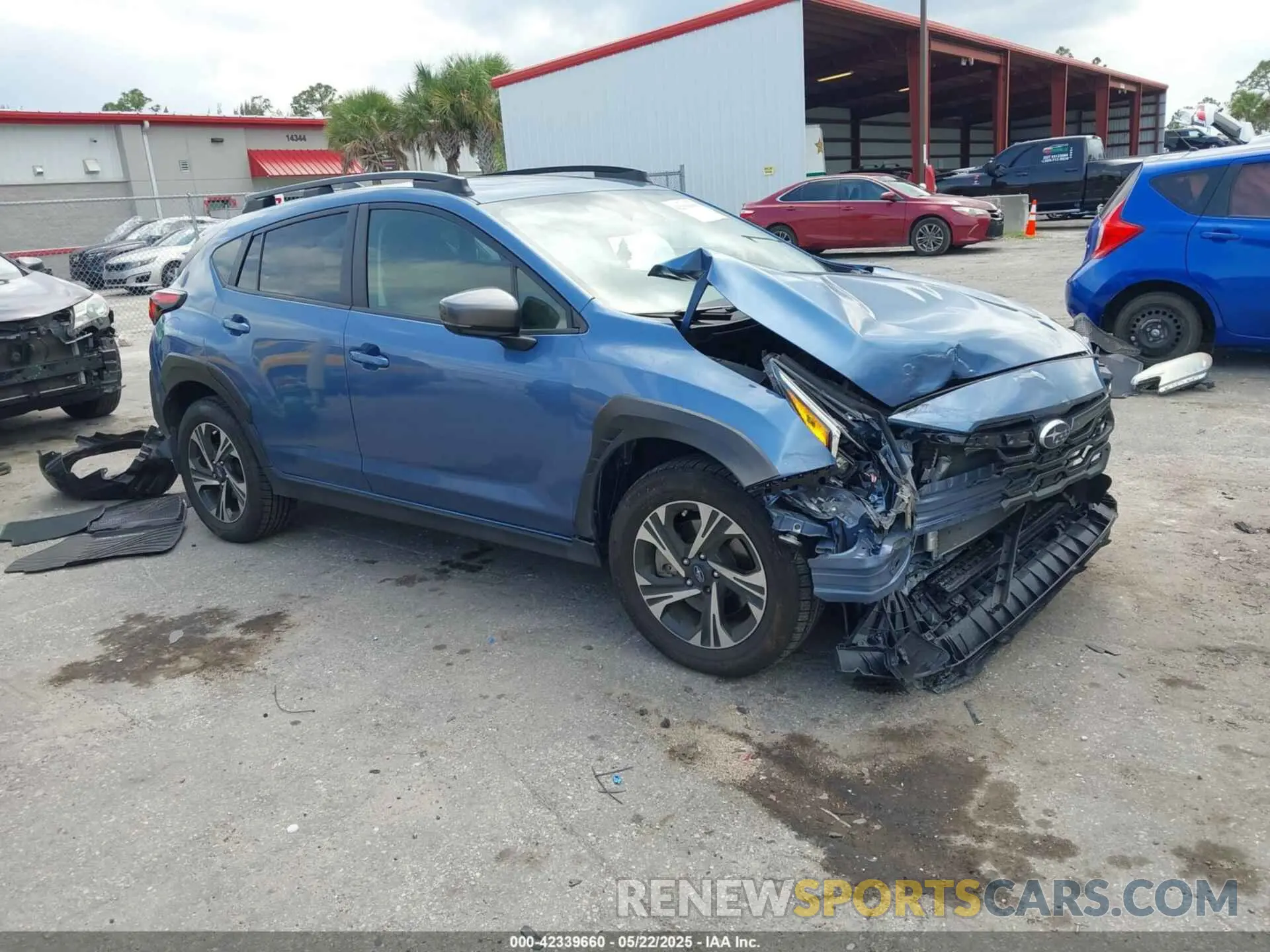 1 Photograph of a damaged car JF2GUADC1RH317251 SUBARU CROSSTREK 2024