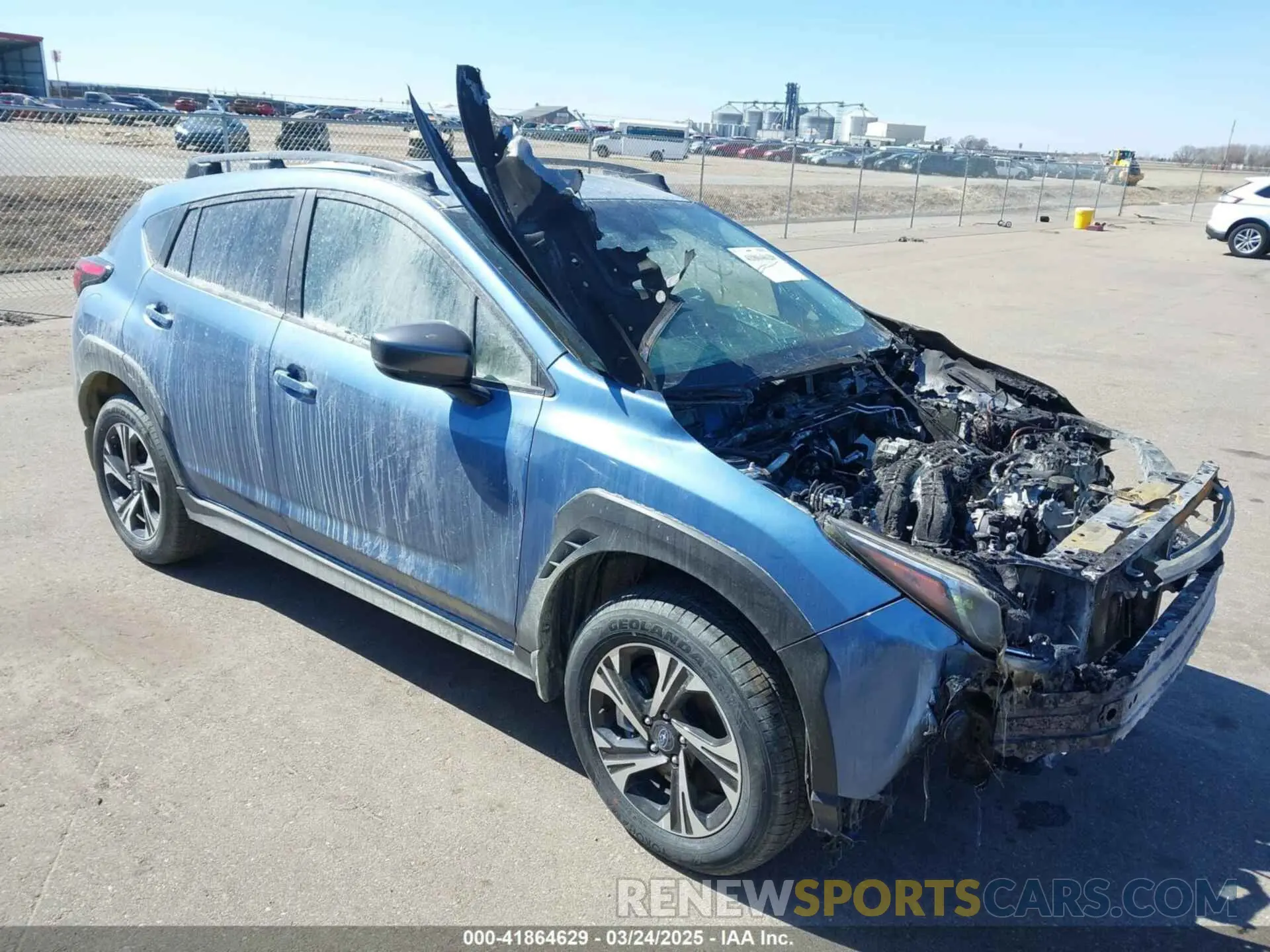1 Photograph of a damaged car JF2GUADC1RH907238 SUBARU CROSSTREK 2024
