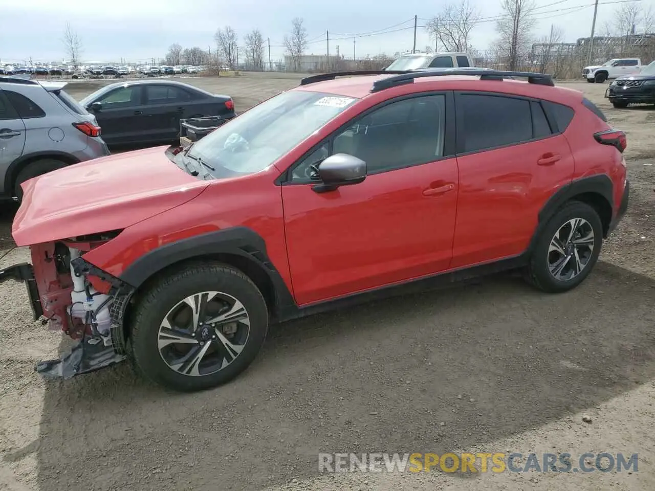 1 Photograph of a damaged car JF2GUADC2R8885265 SUBARU CROSSTREK 2024