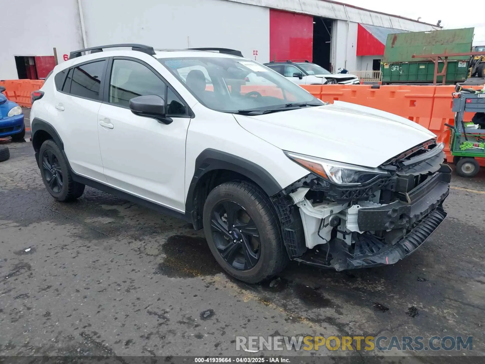 1 Photograph of a damaged car JF2GUADC2RH208801 SUBARU CROSSTREK 2024