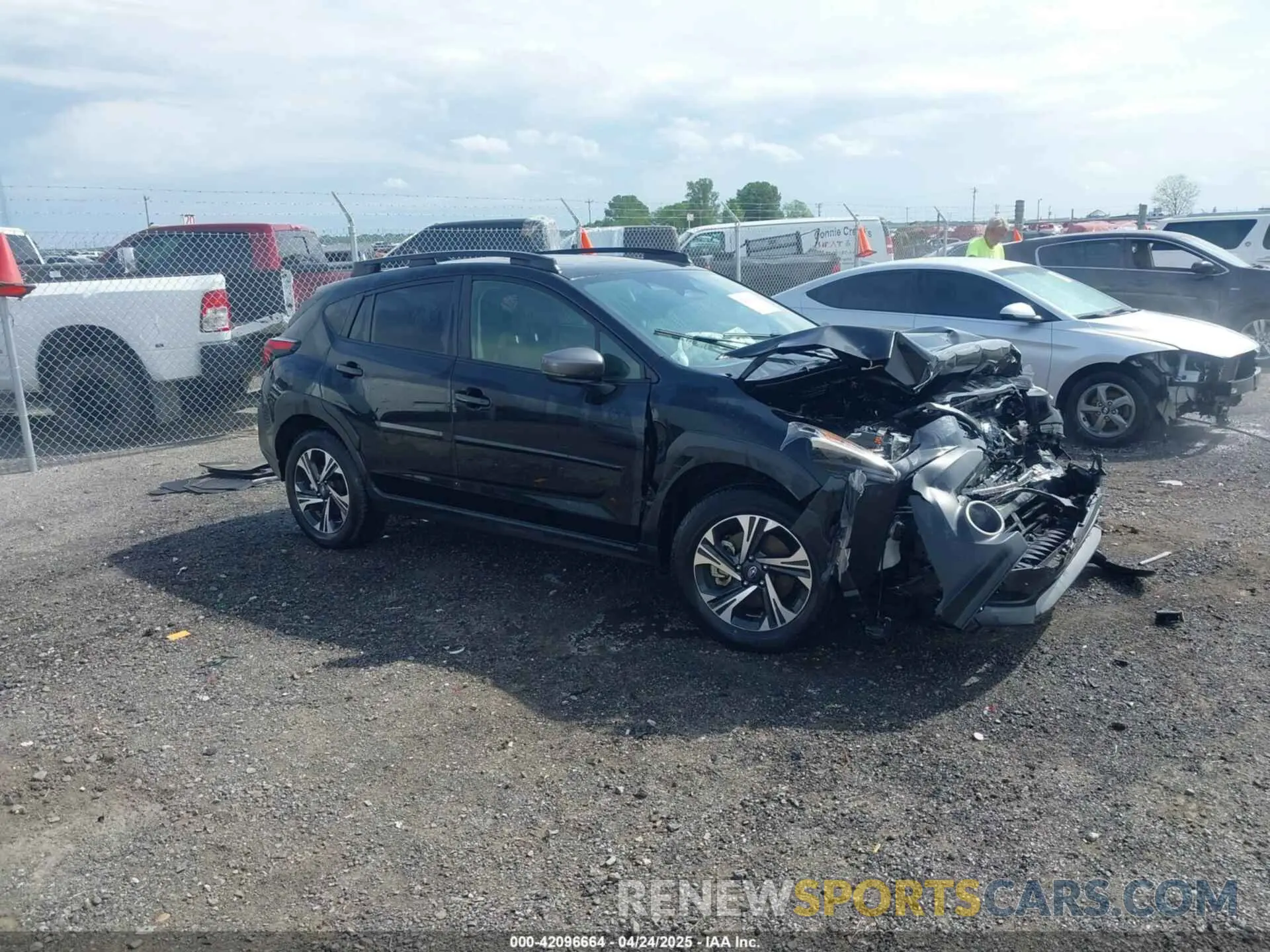 1 Photograph of a damaged car JF2GUADC2RH289525 SUBARU CROSSTREK 2024