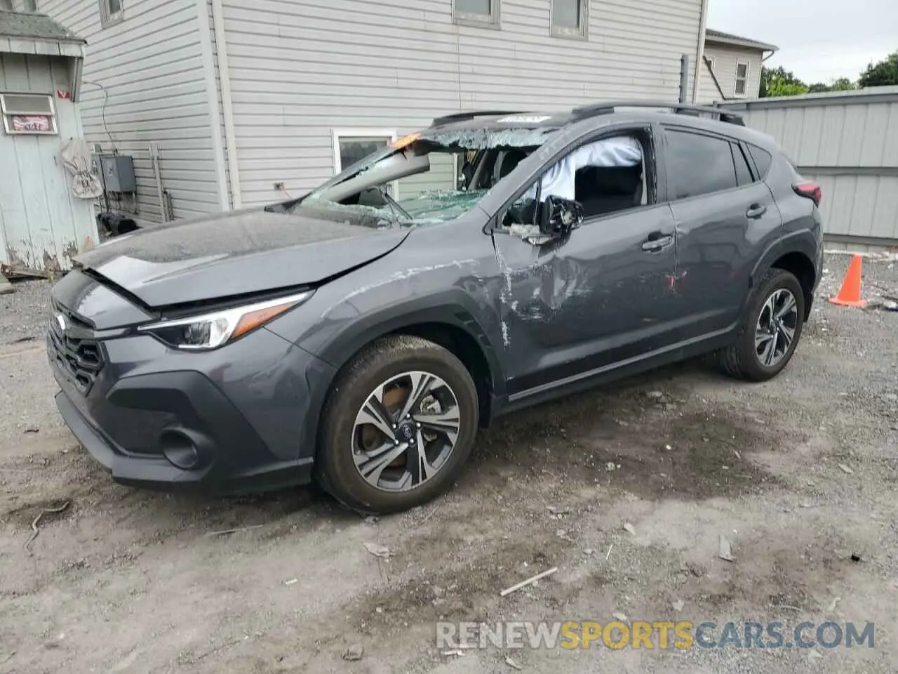 1 Photograph of a damaged car JF2GUADC3R8204885 SUBARU CROSSTREK 2024