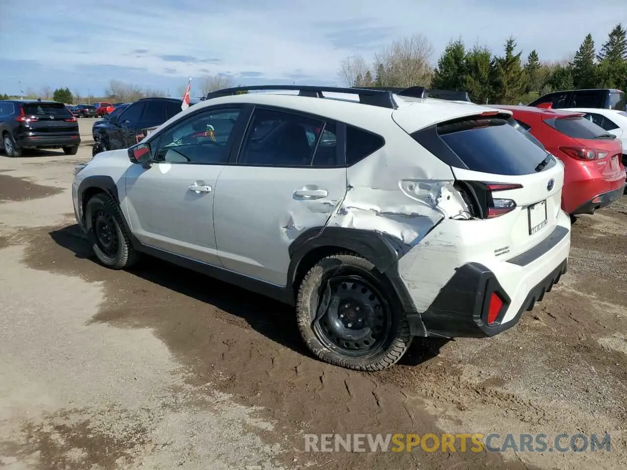 2 Photograph of a damaged car JF2GUADC3R8221895 SUBARU CROSSTREK 2024