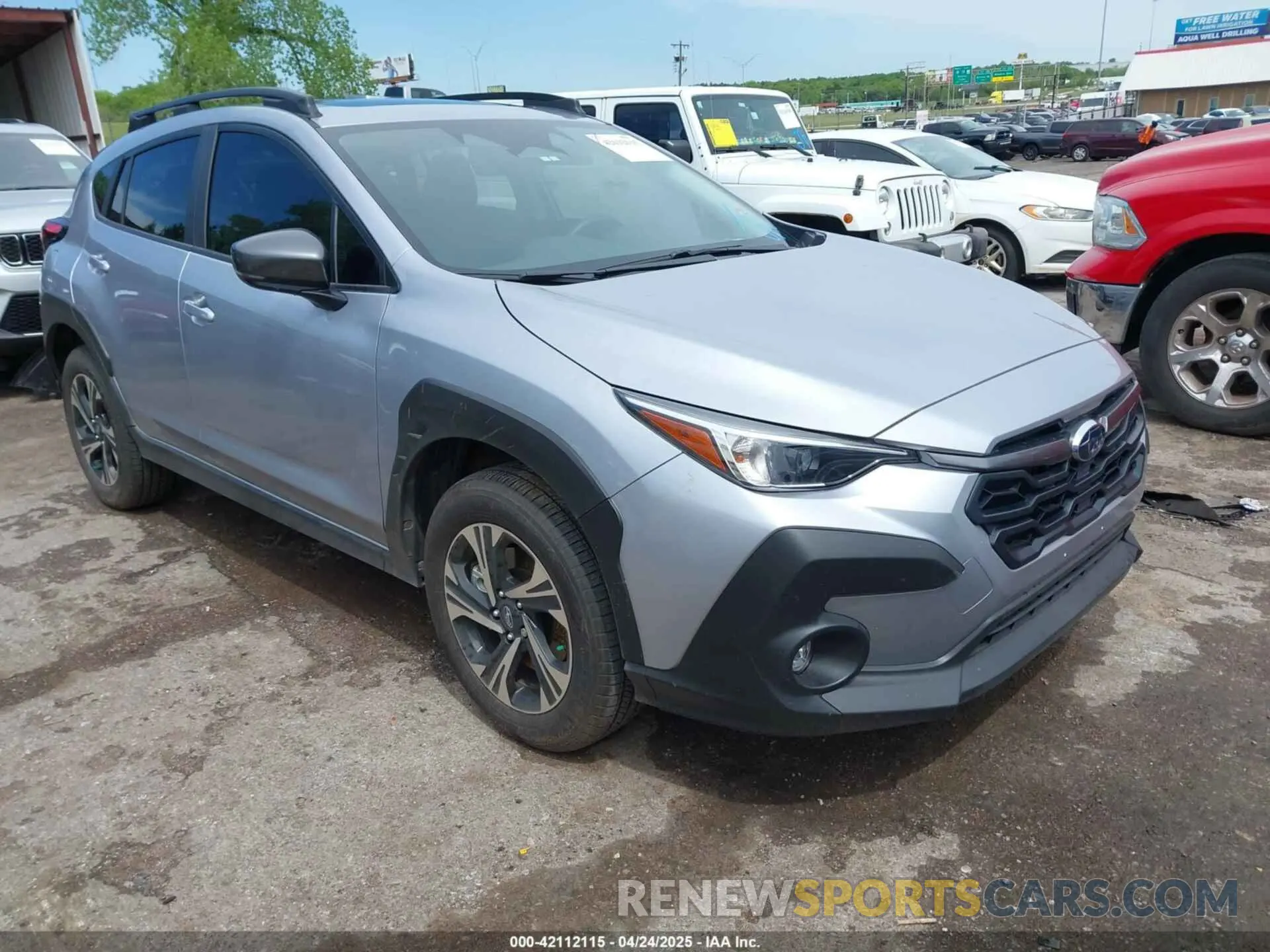 1 Photograph of a damaged car JF2GUADC3R8897635 SUBARU CROSSTREK 2024