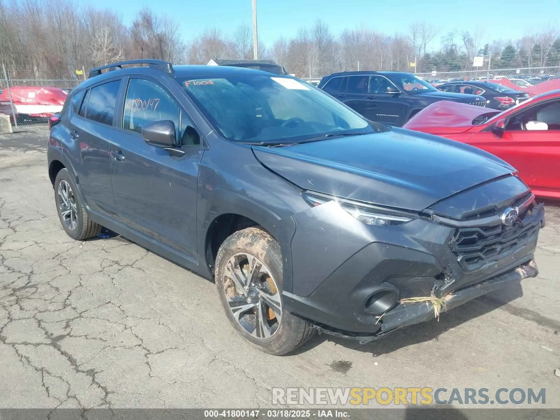1 Photograph of a damaged car JF2GUADC3RH204109 SUBARU CROSSTREK 2024