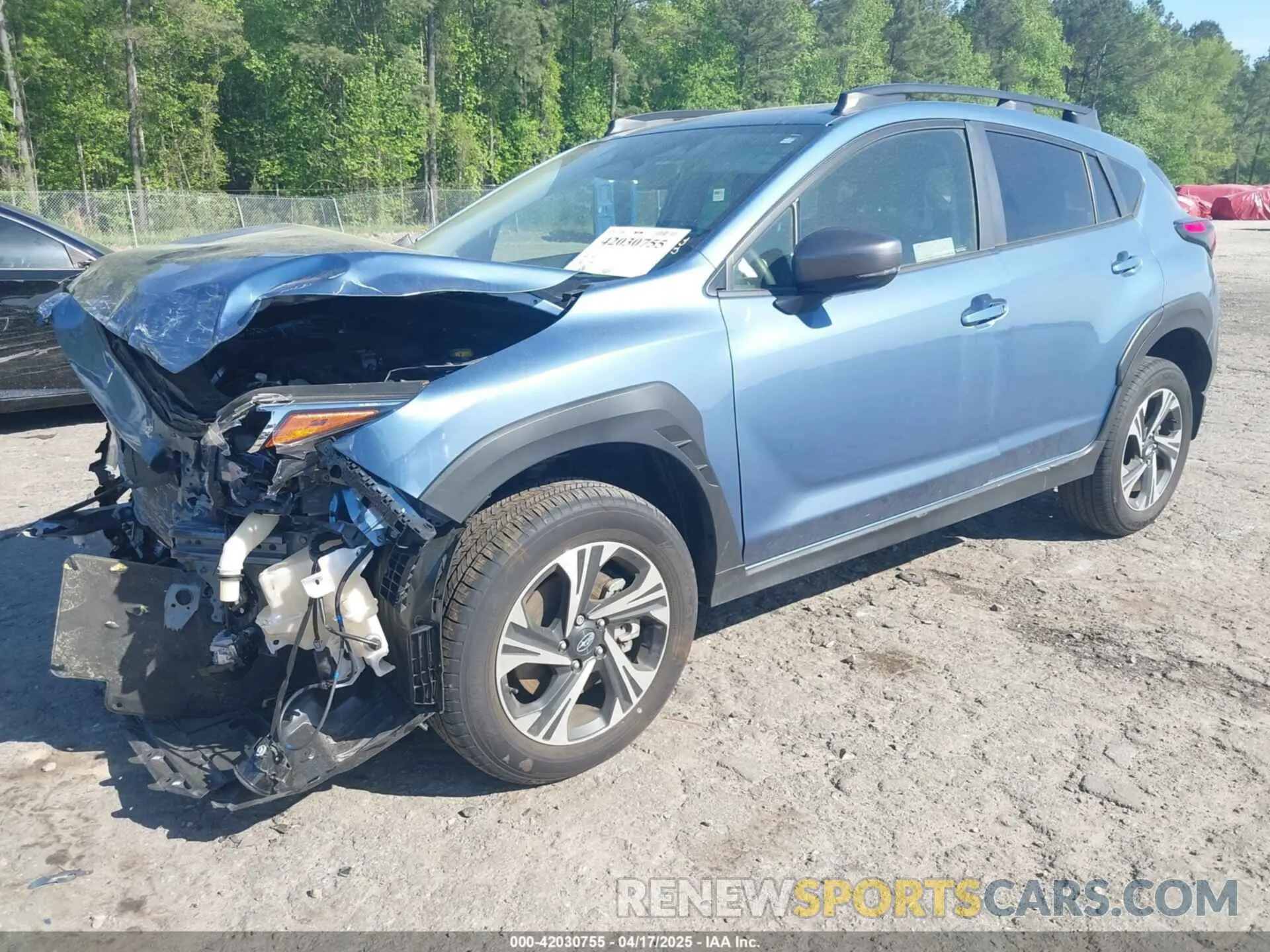 2 Photograph of a damaged car JF2GUADC3RH222948 SUBARU CROSSTREK 2024