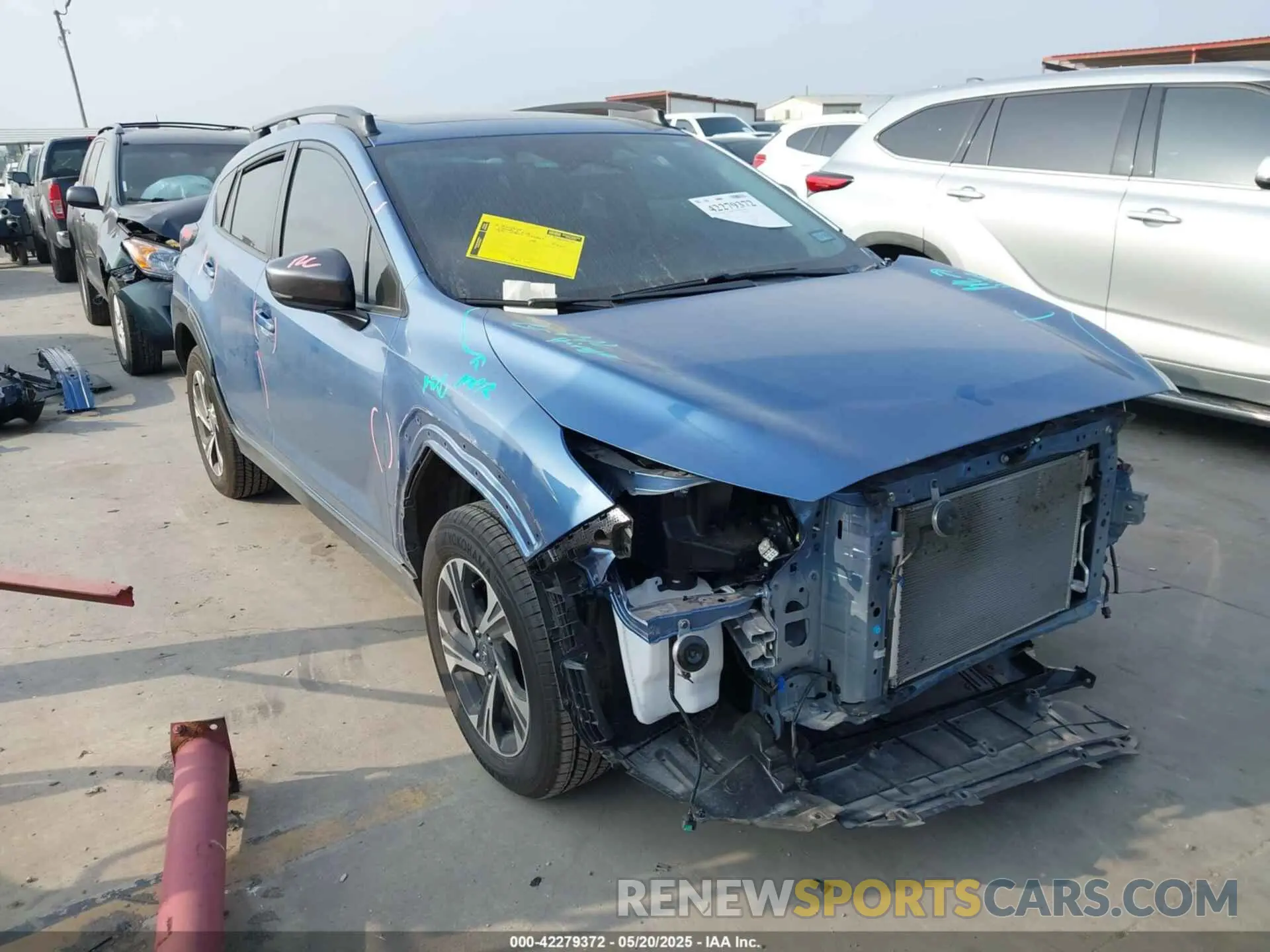 1 Photograph of a damaged car JF2GUADC3RH292417 SUBARU CROSSTREK 2024
