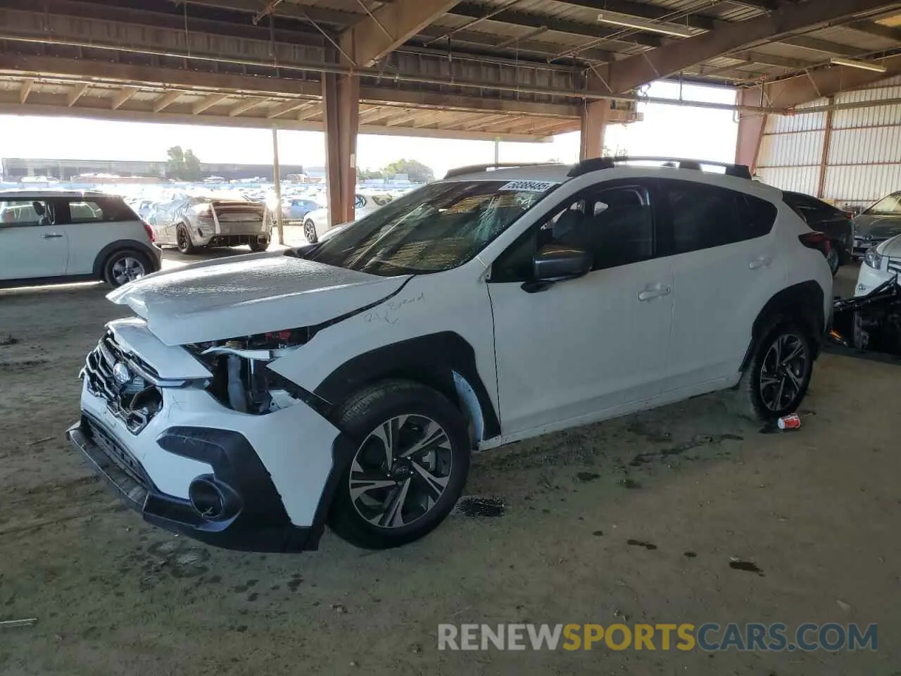 1 Photograph of a damaged car JF2GUADC4R8244229 SUBARU CROSSTREK 2024