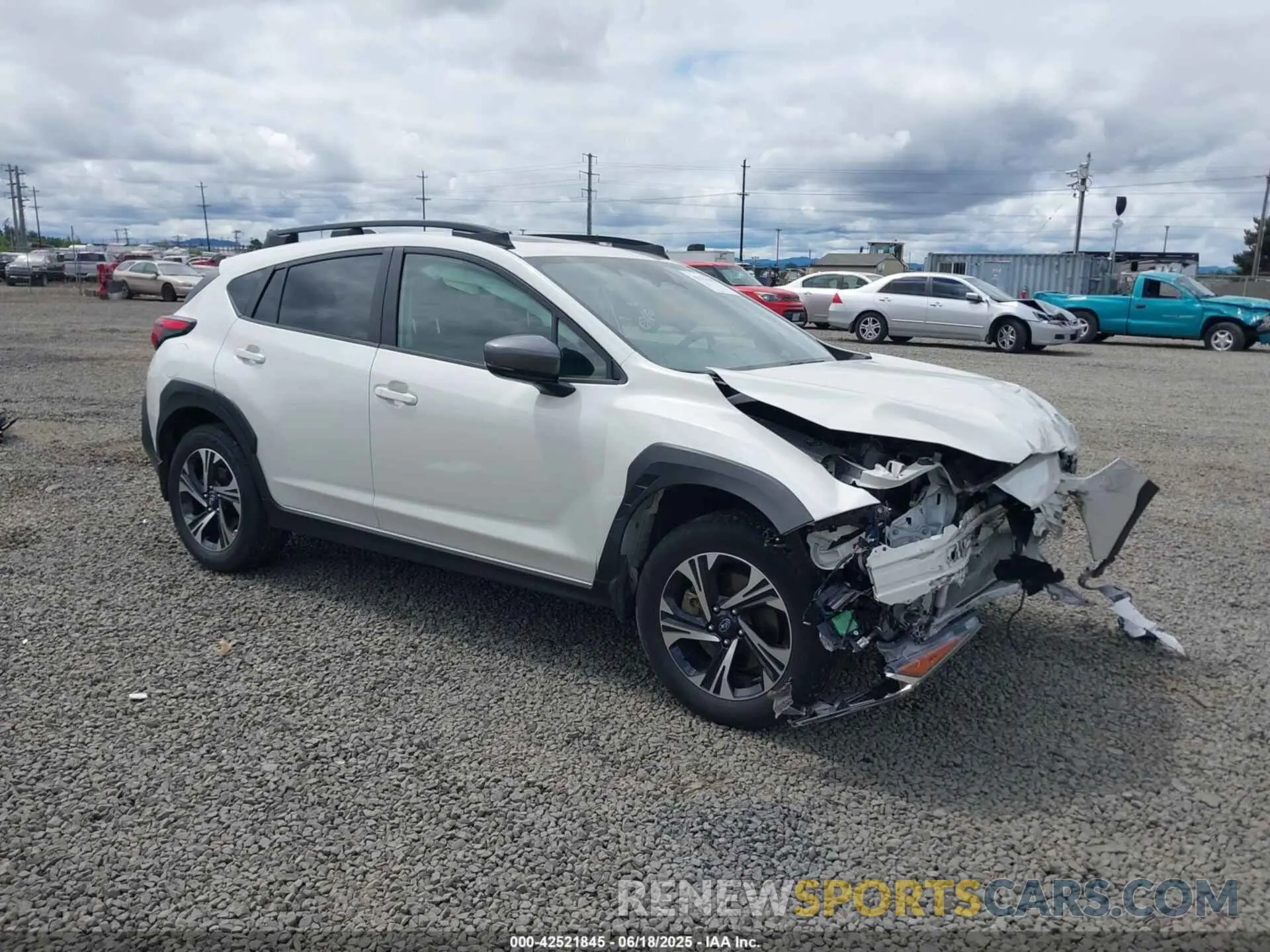 1 Photograph of a damaged car JF2GUADC4R8296847 SUBARU CROSSTREK 2024