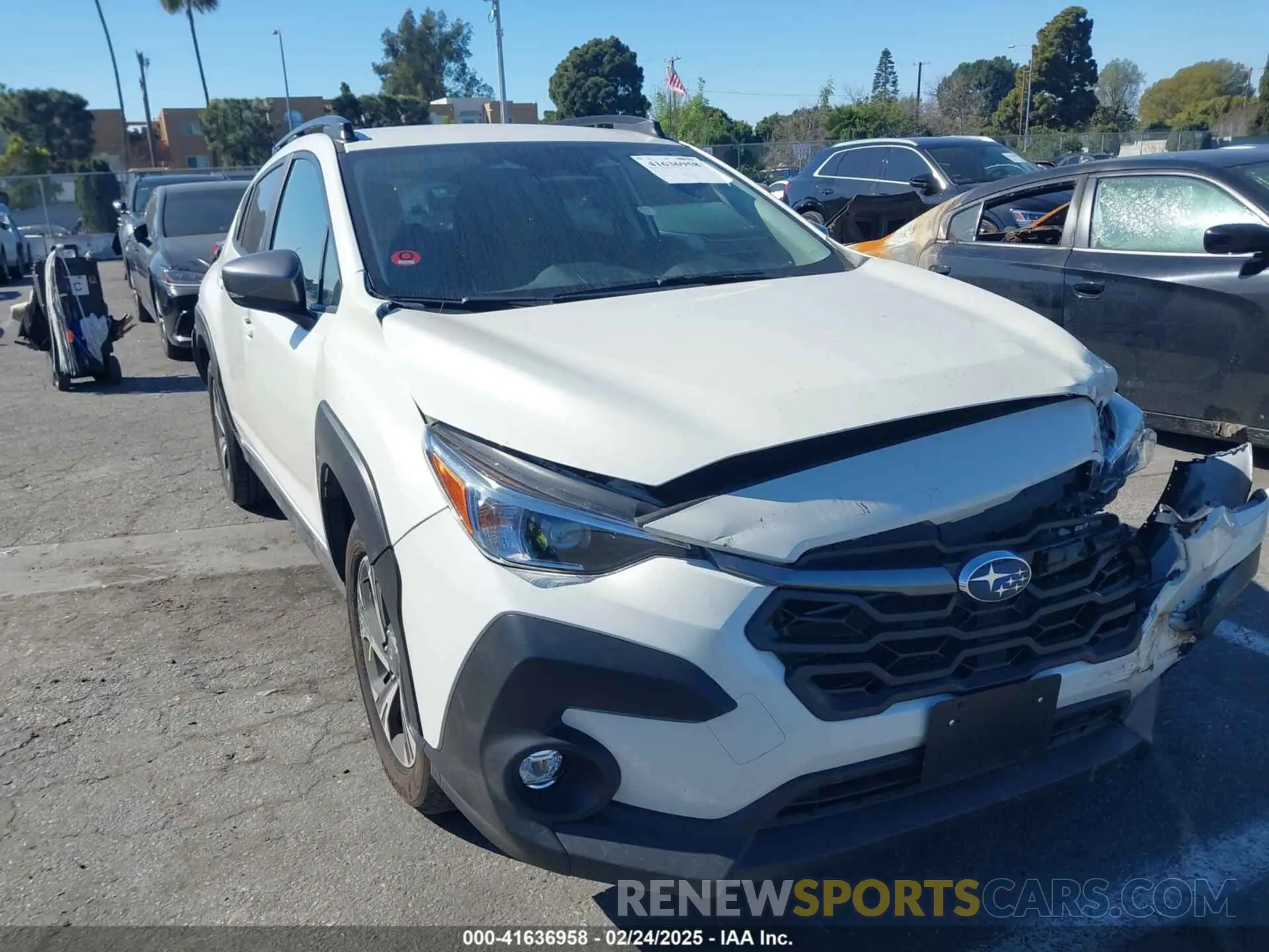 1 Photograph of a damaged car JF2GUADC4R8851019 SUBARU CROSSTREK 2024