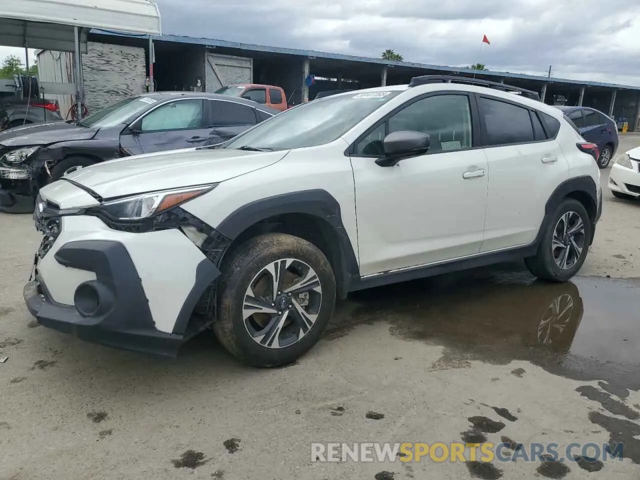 1 Photograph of a damaged car JF2GUADC5R8203155 SUBARU CROSSTREK 2024