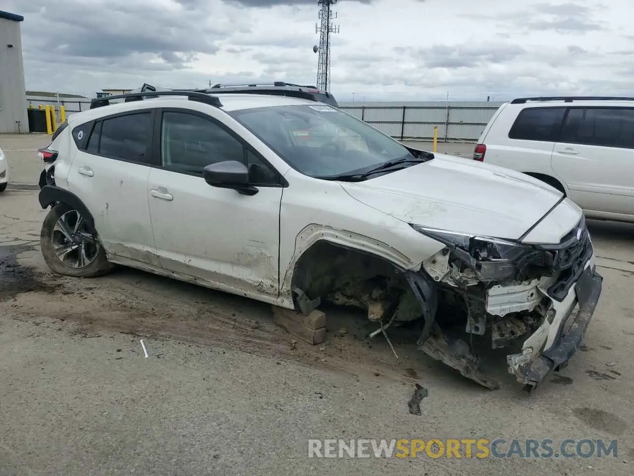 4 Photograph of a damaged car JF2GUADC5R8203155 SUBARU CROSSTREK 2024