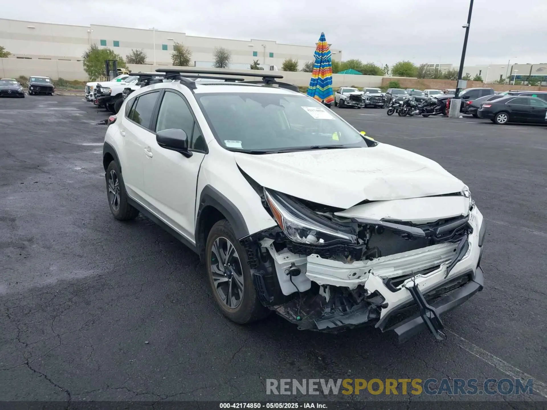 1 Photograph of a damaged car JF2GUADC5R8290118 SUBARU CROSSTREK 2024